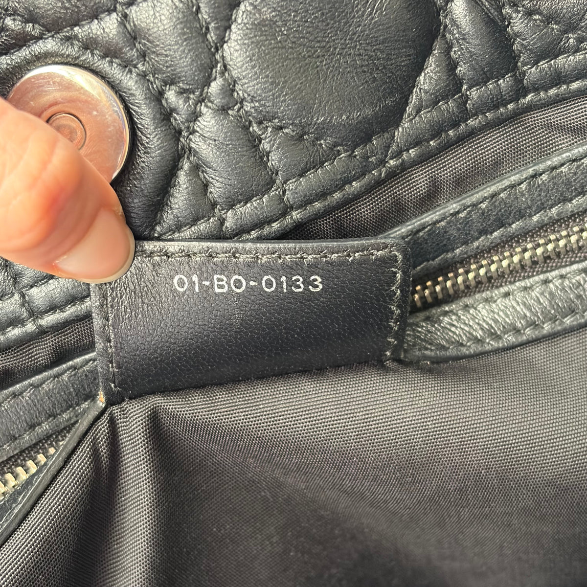 Christian Dior Soft Shopping Tote Cannage