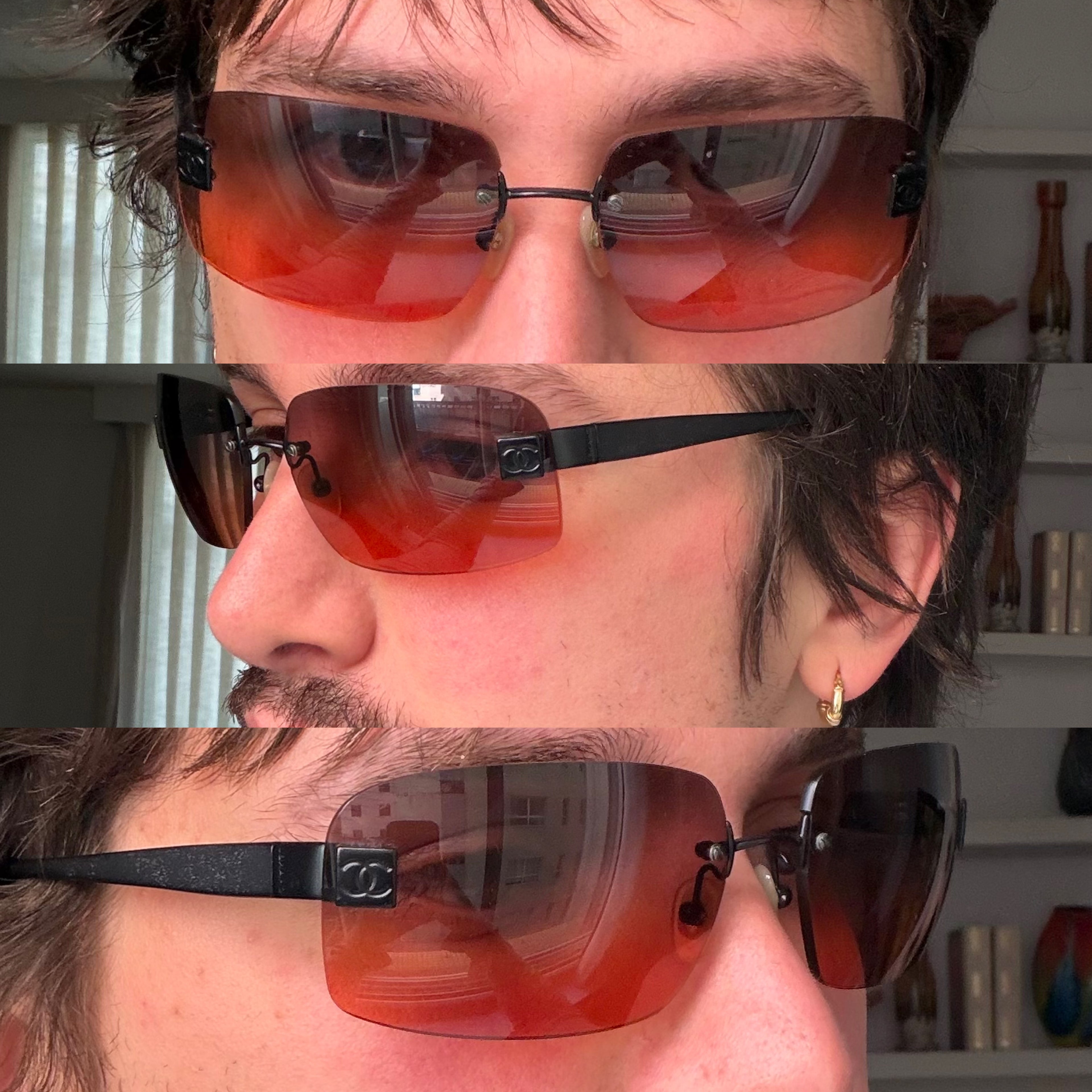 Chanel 2000s Gradient Sunglassss