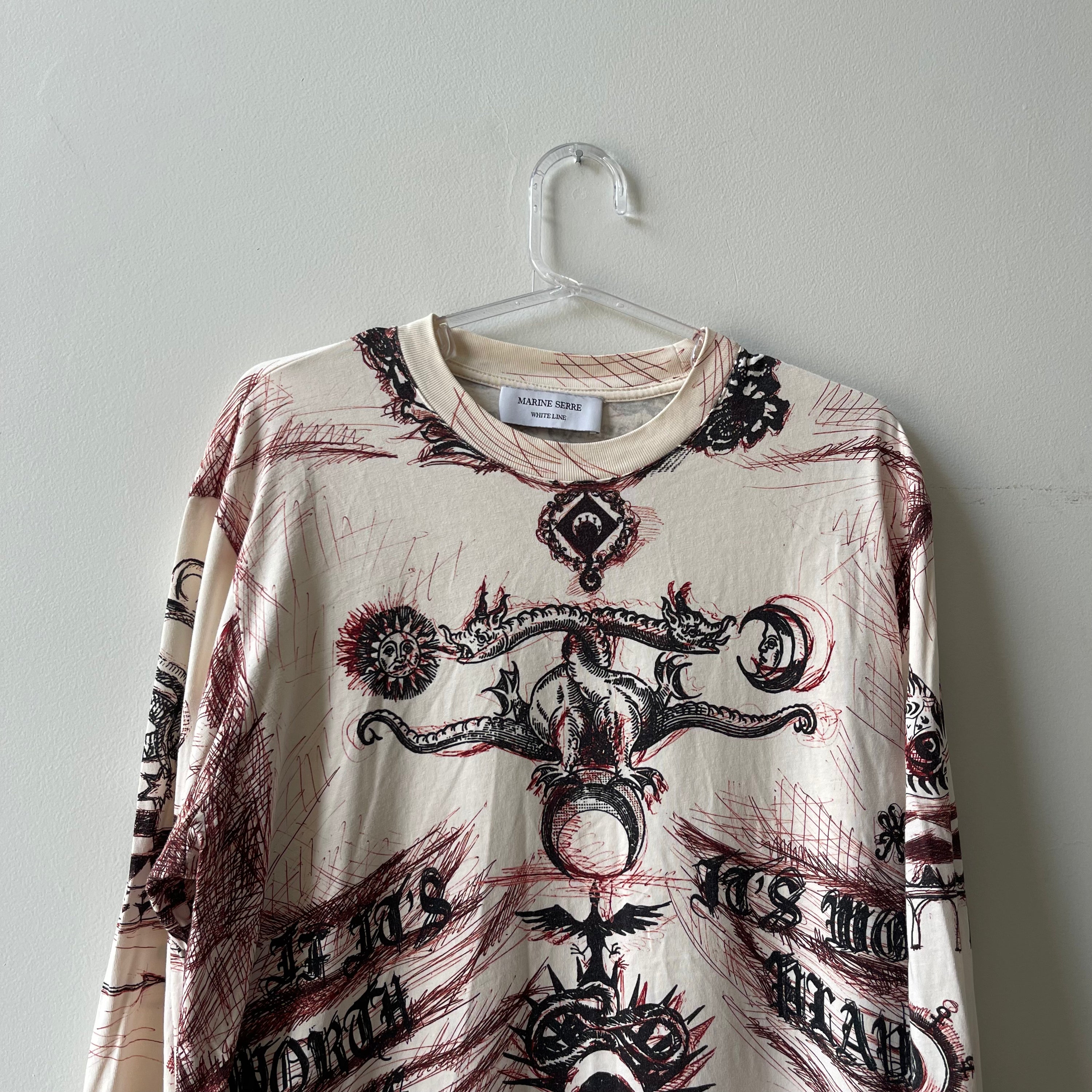 Marine Serre tattoo shirt