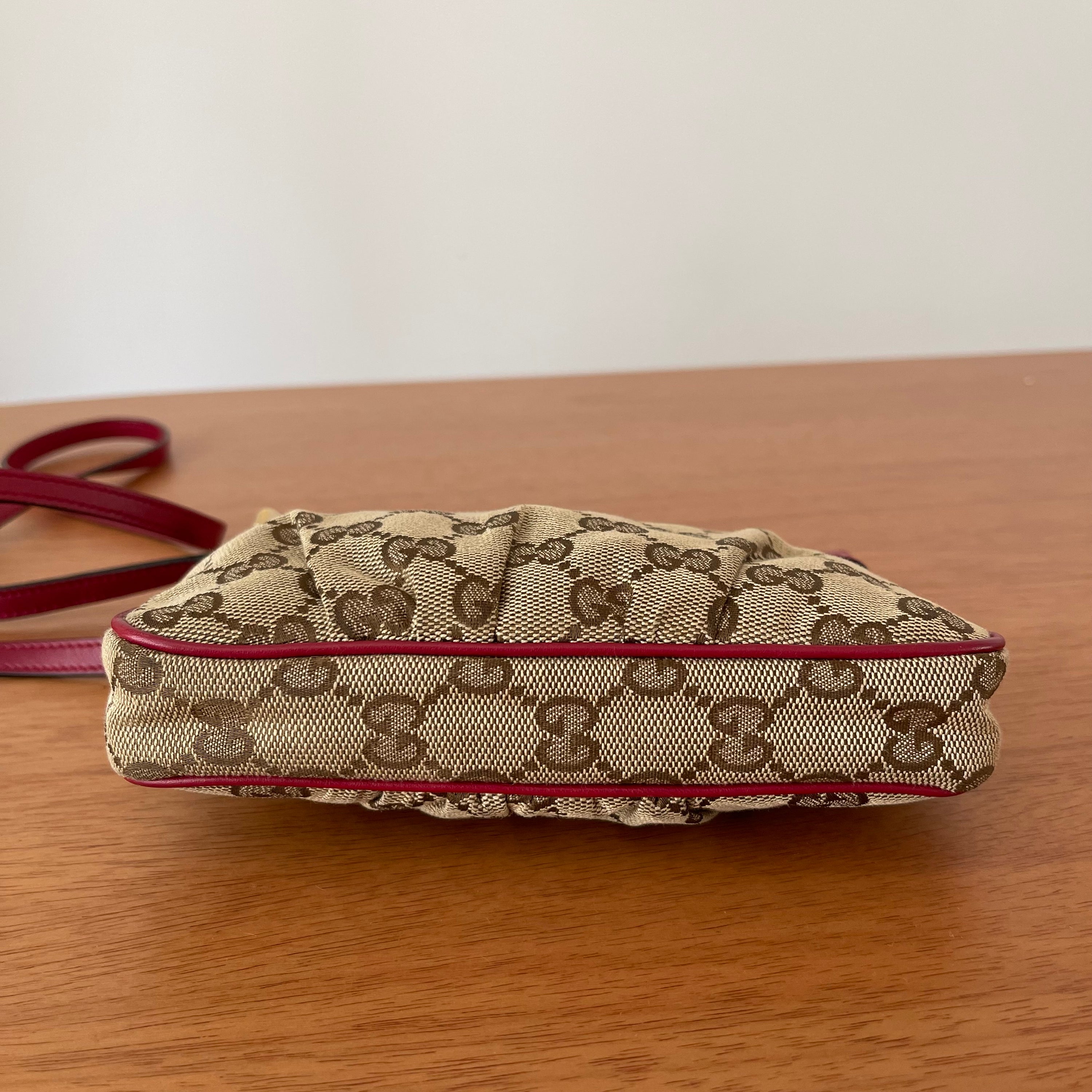 Gucci GG Monogram Supreme Crossbody Bag