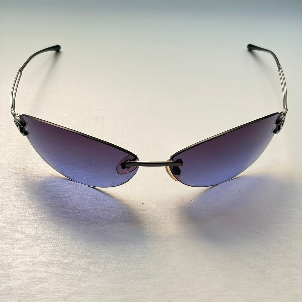 Chanel 2000s 4049 Purple Sunglasses