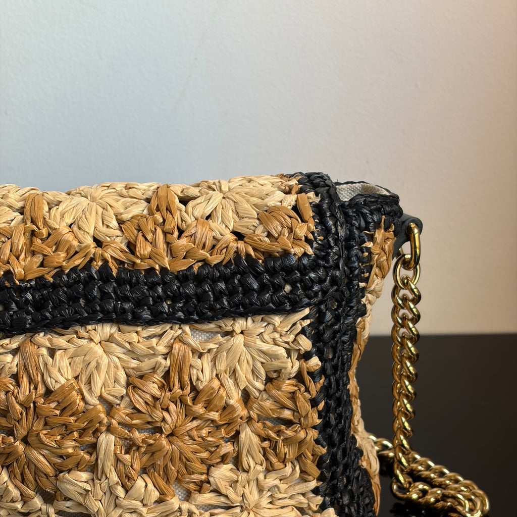 Gucci Marmont Raffia Bag