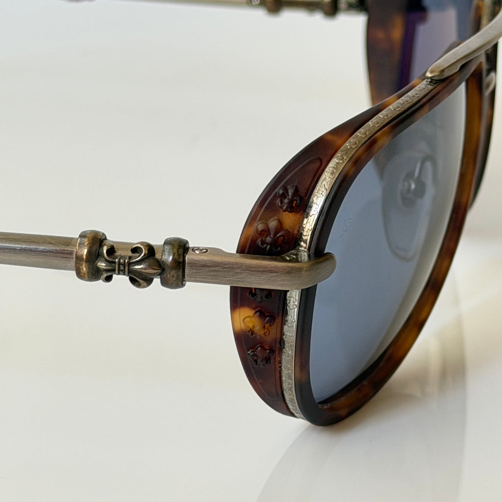Chrome Hearts Jackwacker II Tortoise Sunglasses