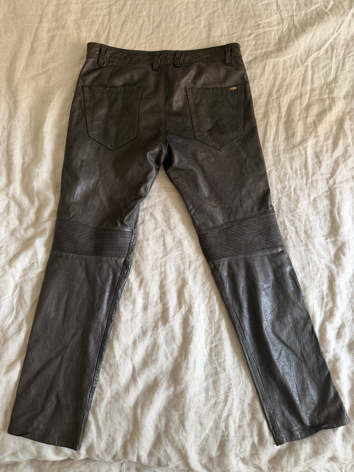 Diesel Biker Leather Pants