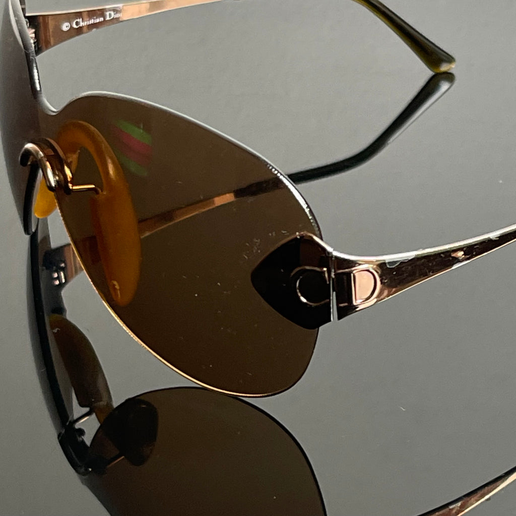 Christian Dior Pilot Brown Sunglasses