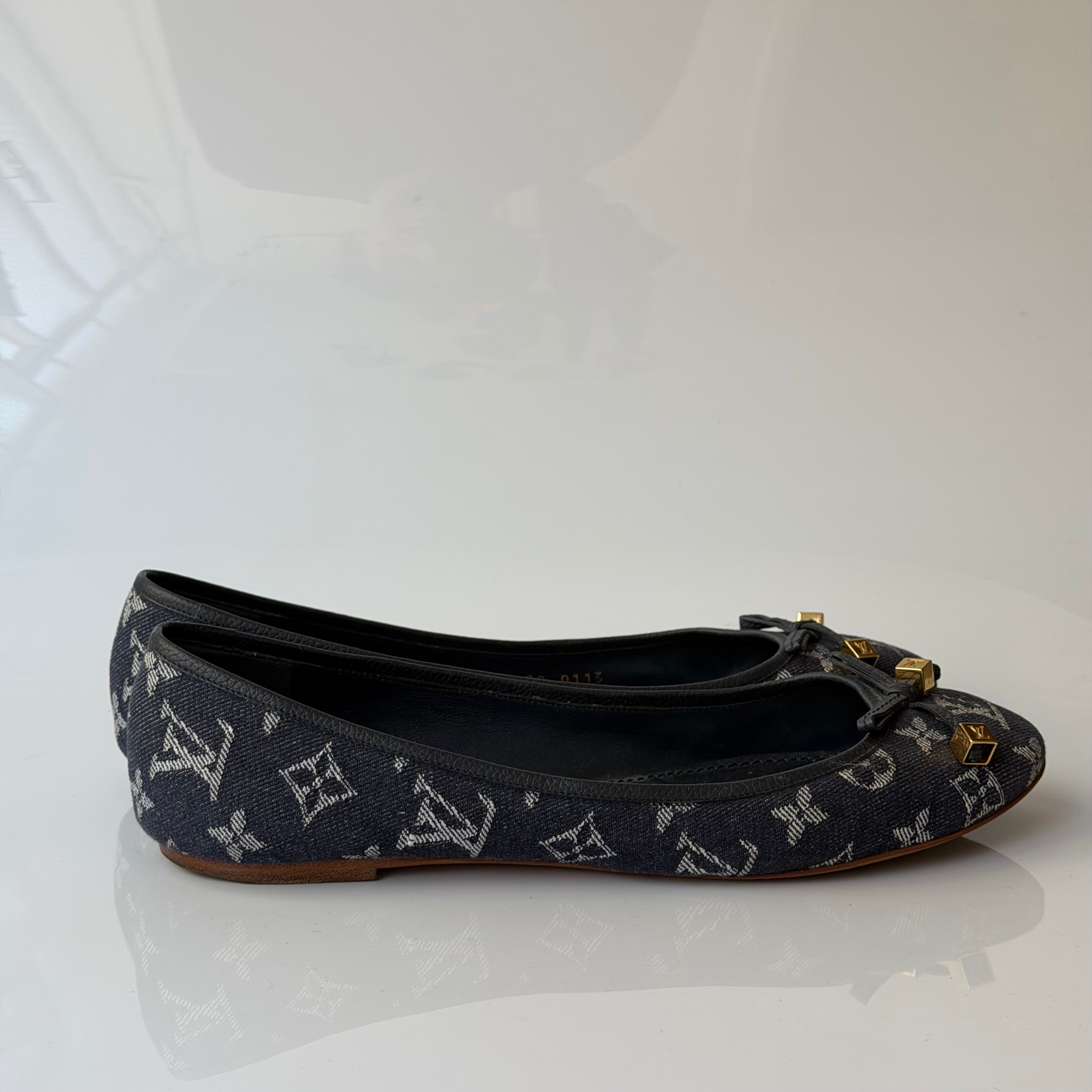 Louis Vuitton Denim Monogram Flats