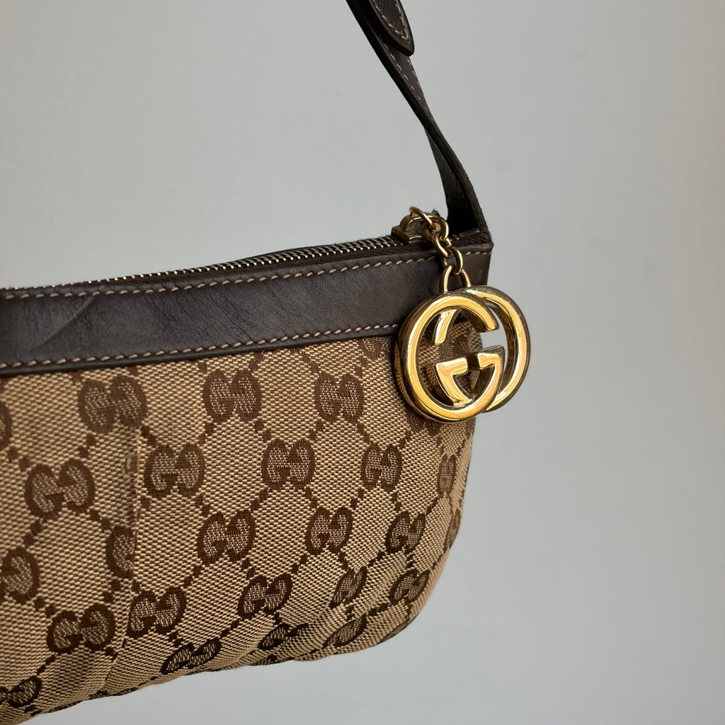 Gucci Monogram Pochette Bag