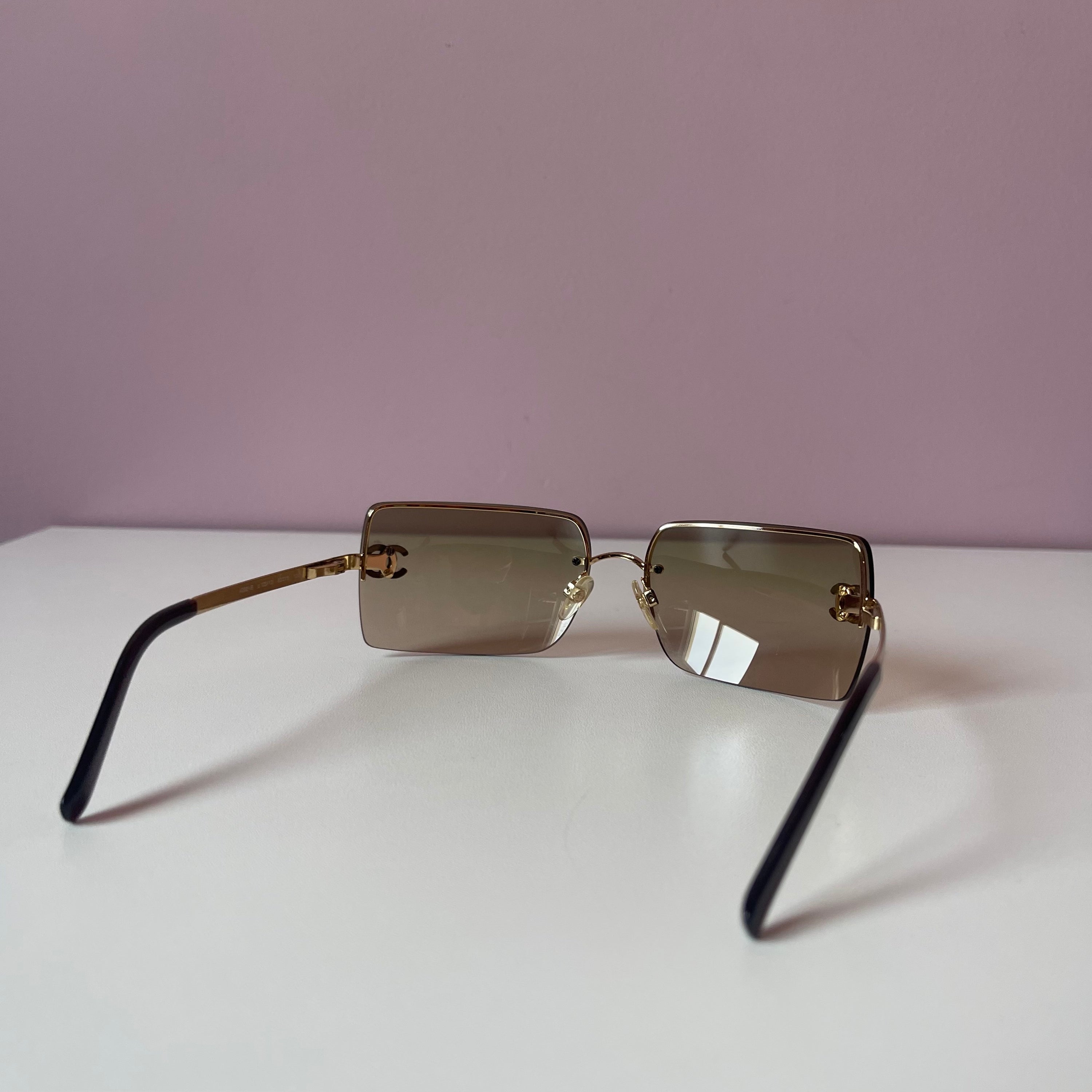 Chanel 4092-B Crystal Logo sunglasses