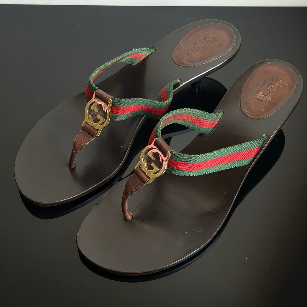 Gucci Logo Sandals