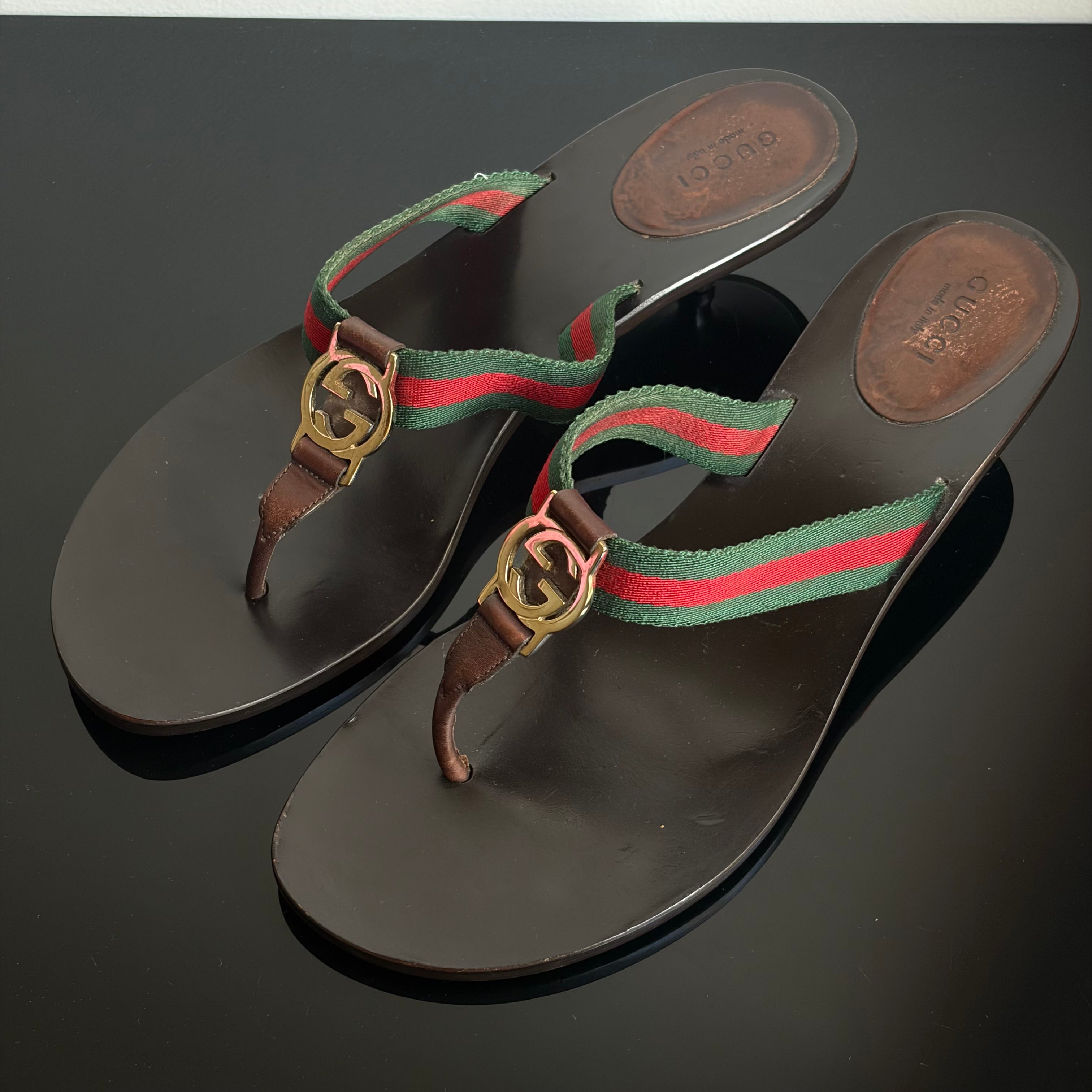 Gucci Logo Sandals