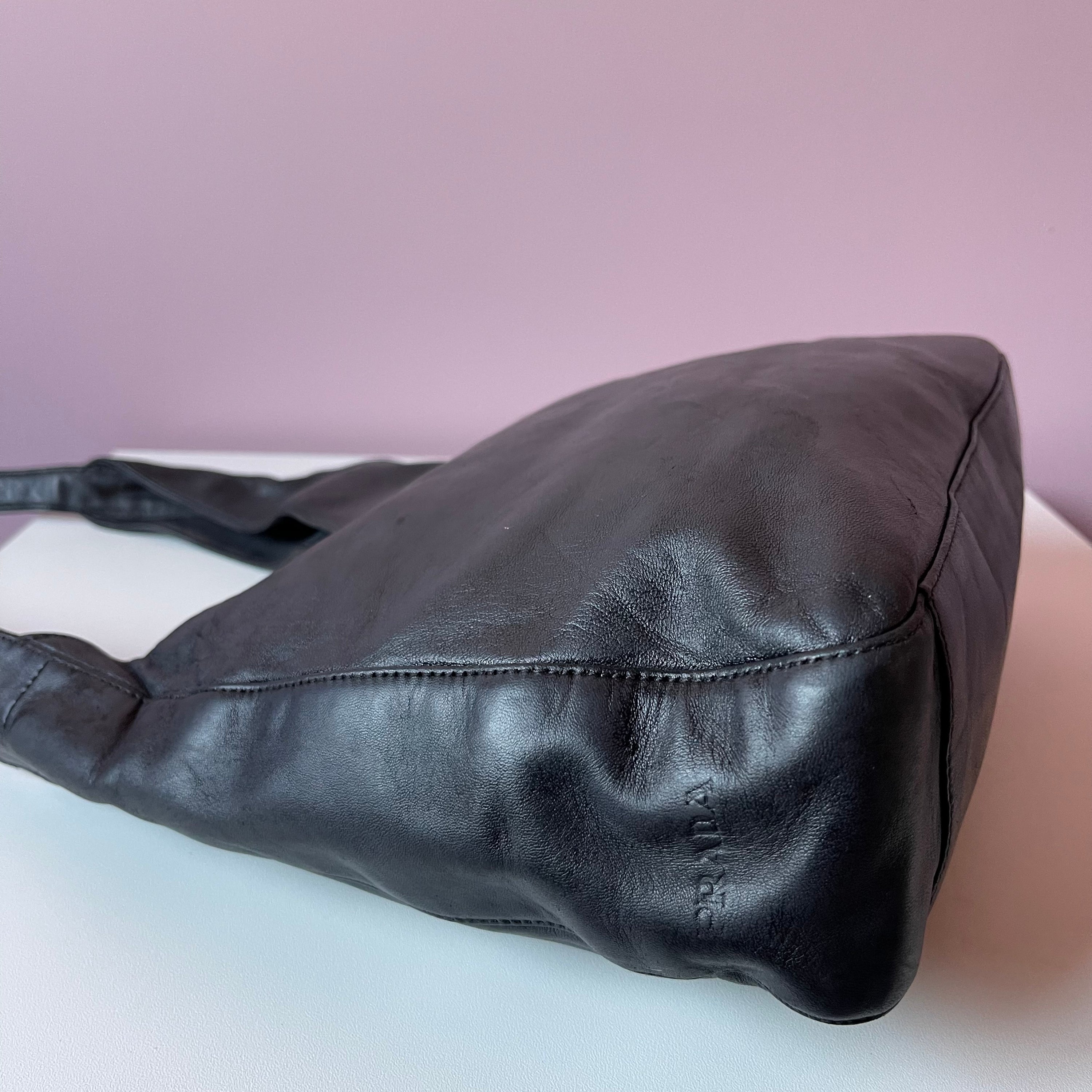 Prada 90s Asymmetric Leather Bag