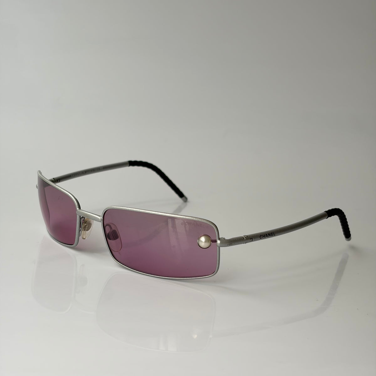 Chanel Pink Transparent Pearl 4075 Sunglasses