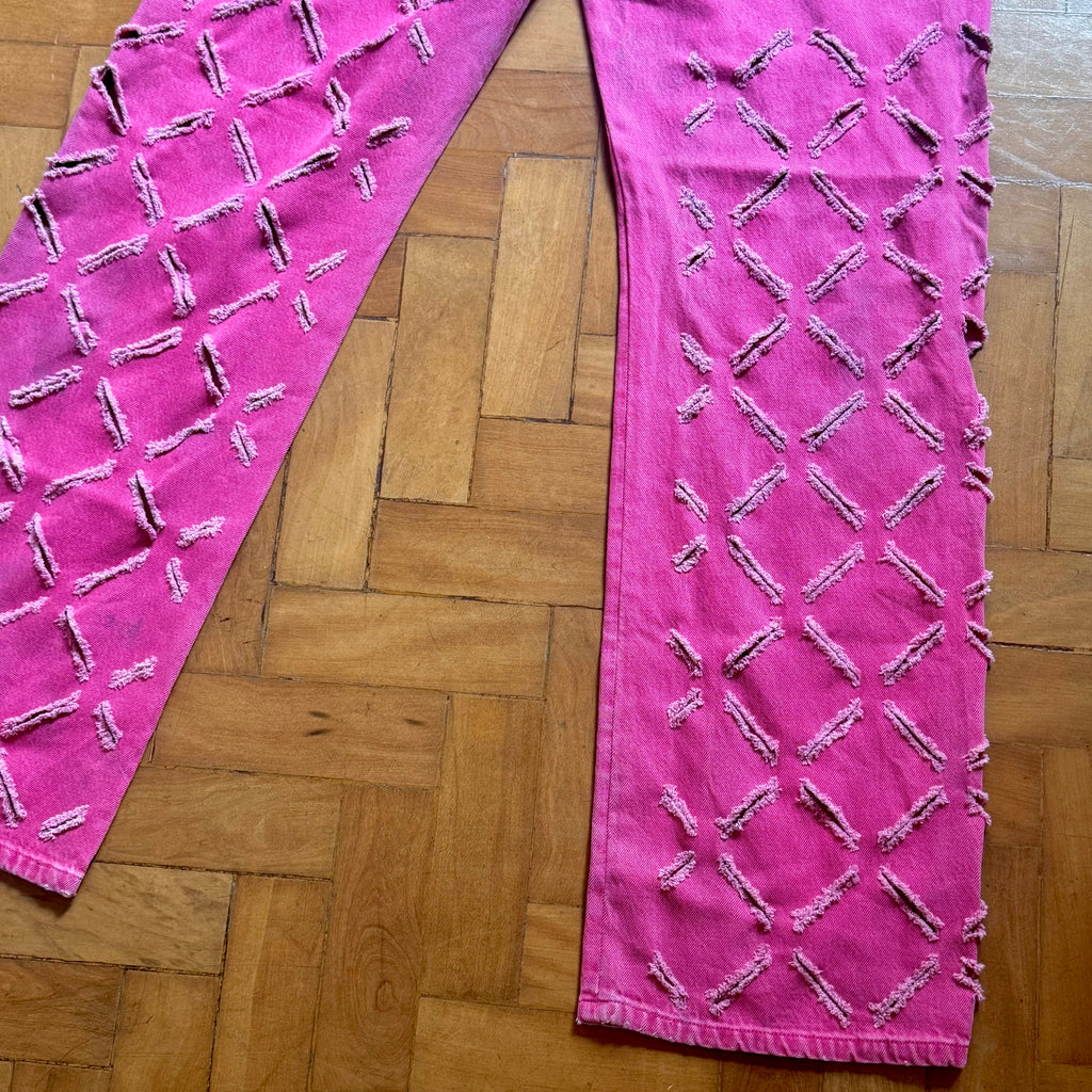 Versace S/S 2023 Cut Out Pink Pants