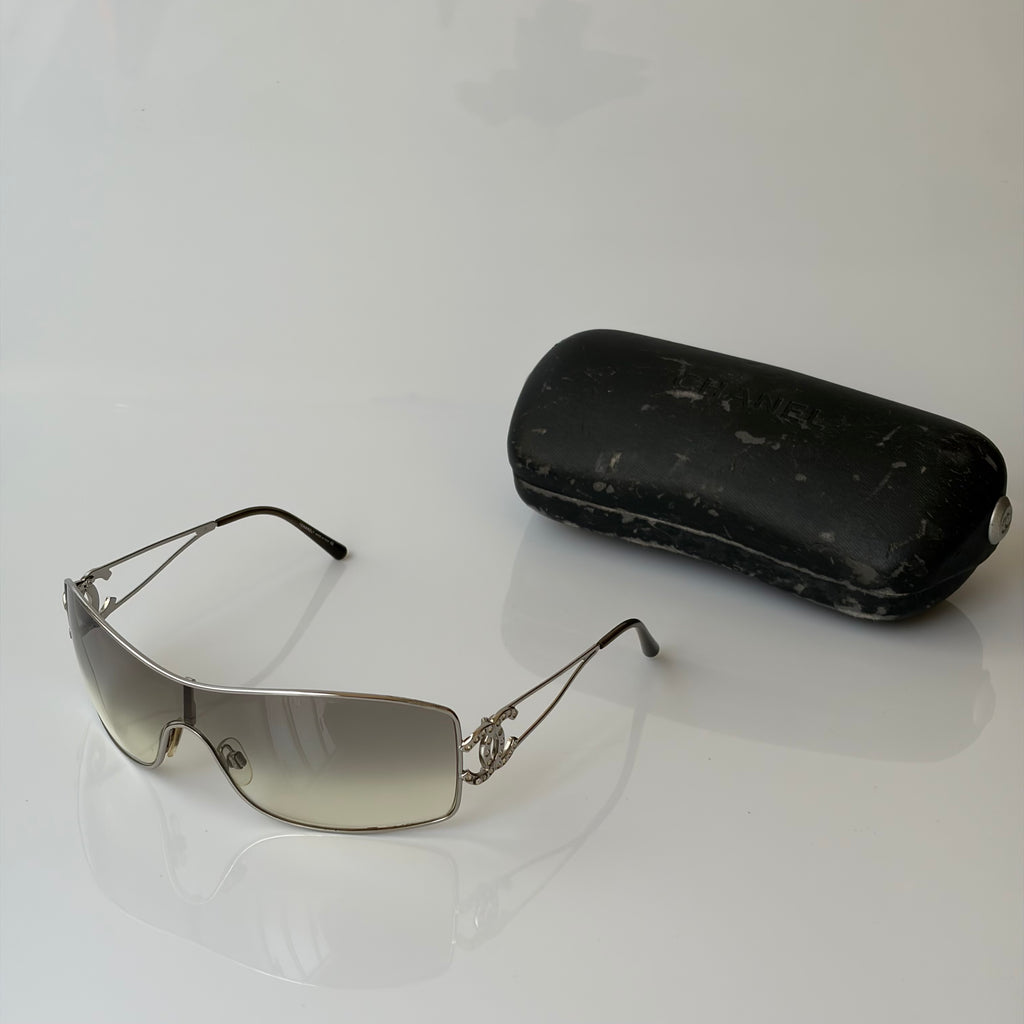 Chanel 2000s Crystal Sunglasses