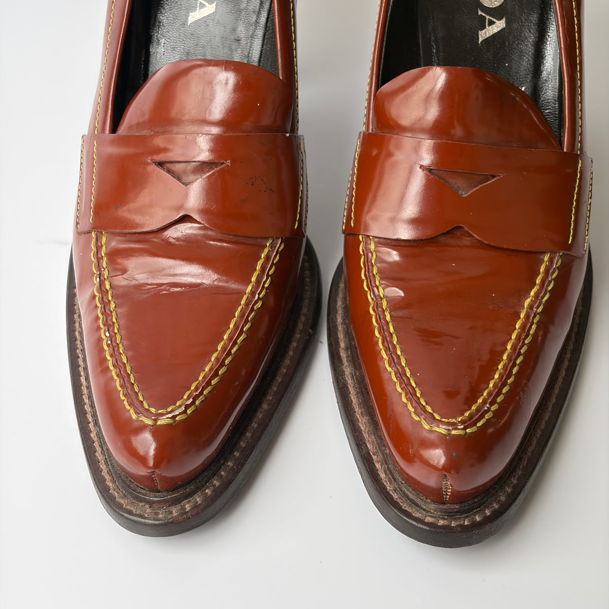 Prada Penny Loafer Pumps
