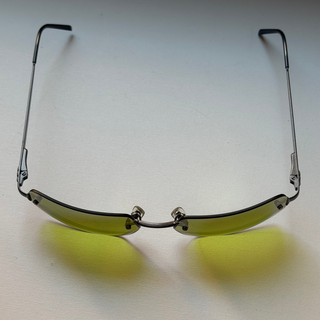 Armani Vintage Neon Green Sunglasses