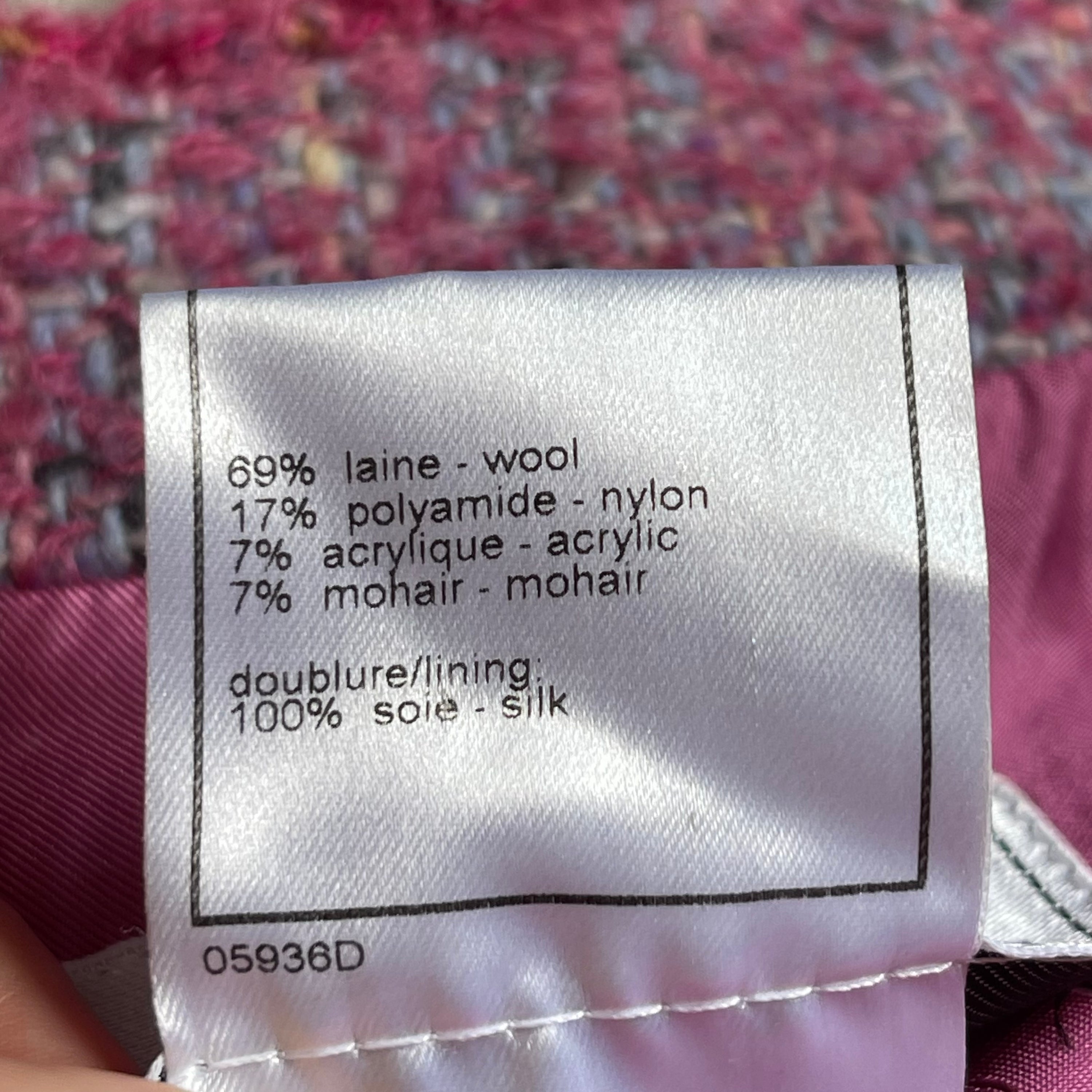 Chanel Pink Tweed 97A