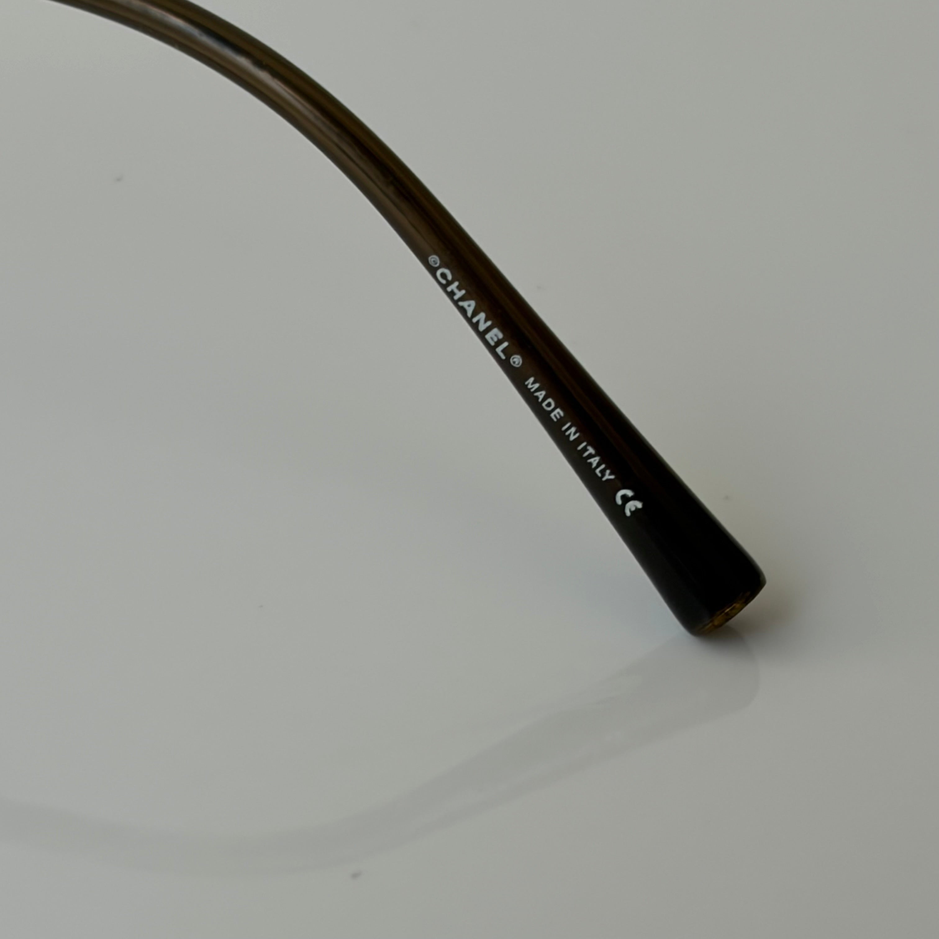 Chanel 2000s Crystal Sunglasses