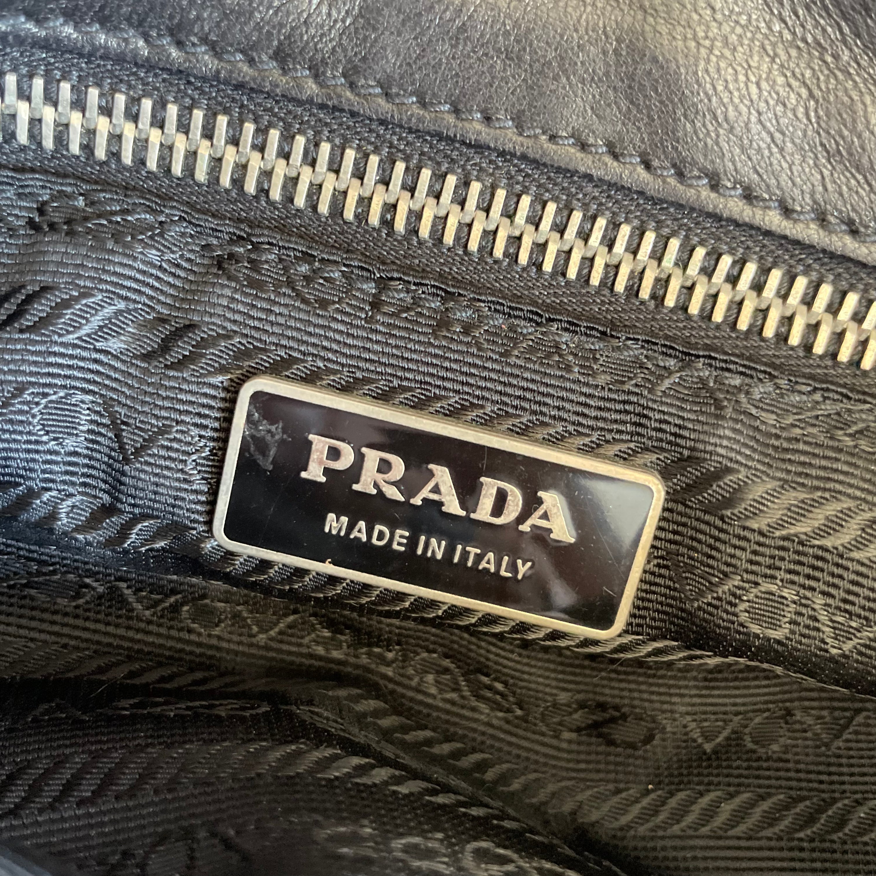 Prada Metal Handle Bag