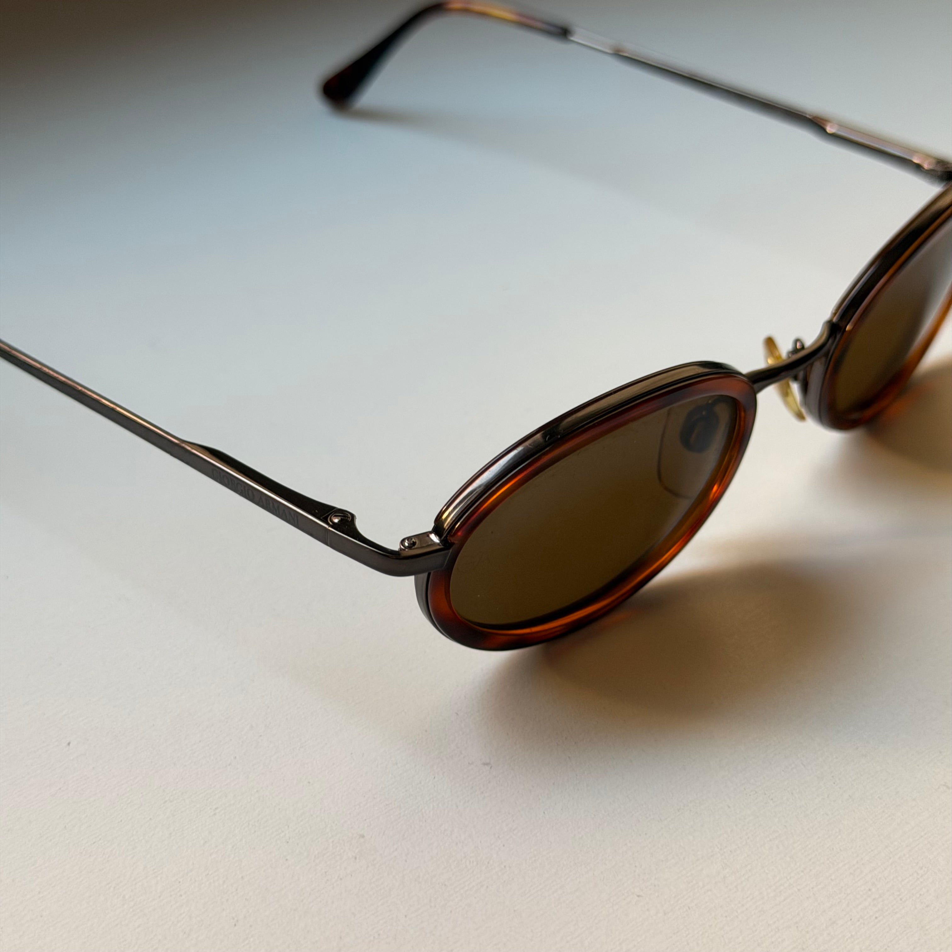 Giorgio Armani 90s Tortoise Sunglasses