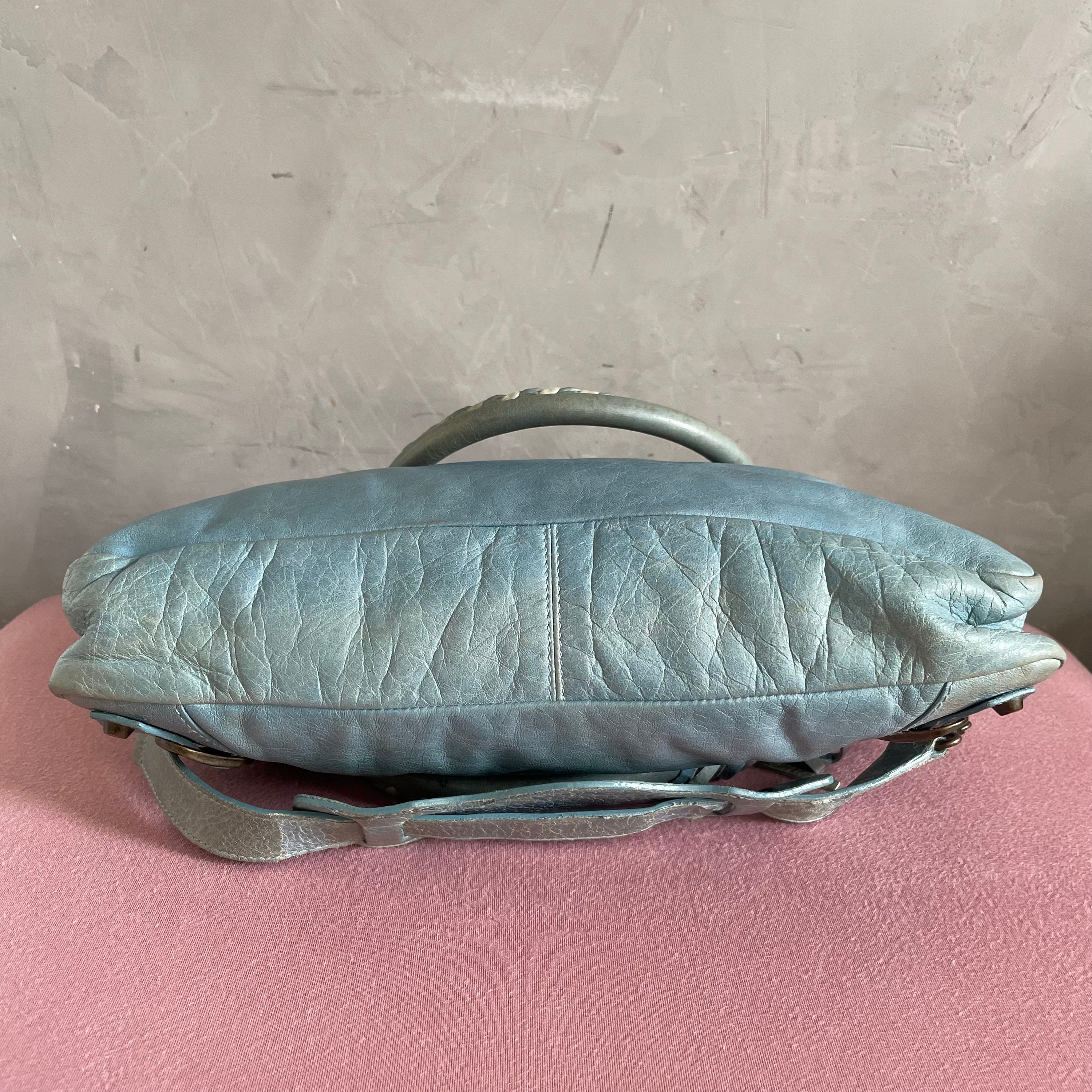 Balenciaga Aqua City Bag