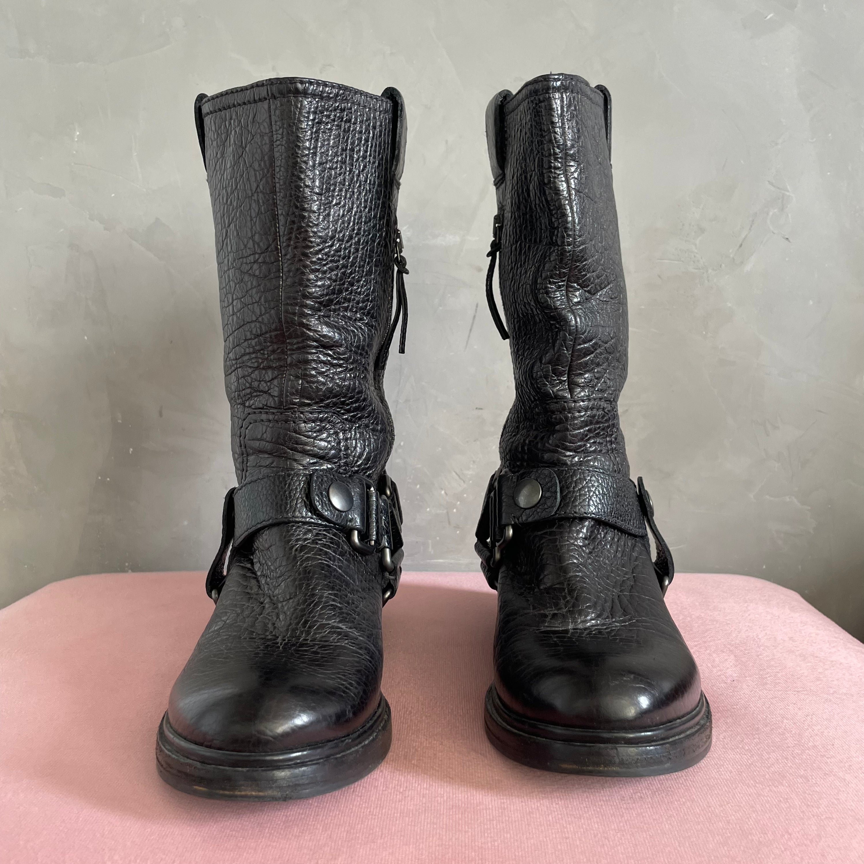 Miu Miu Vintage Biker Boots