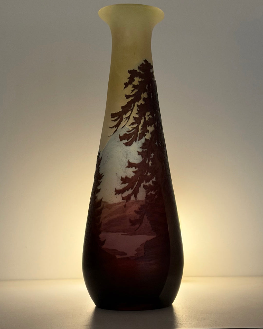 Émile Galle “La Ligne bleu des Vosges” Vase