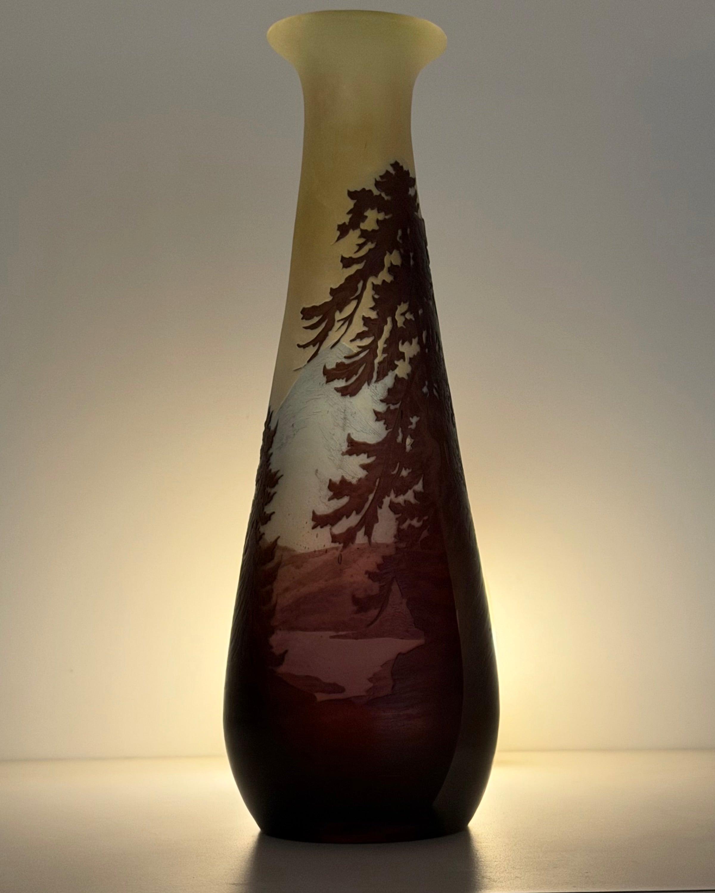 Émile Galle “La Ligne bleu des Vosges” Vase