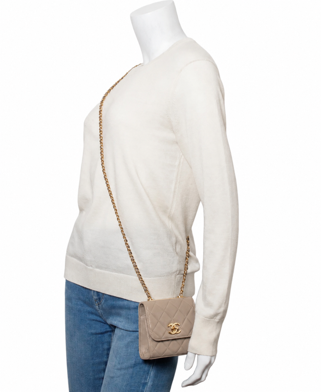 Chanel Rosé Micro Trendy Bag