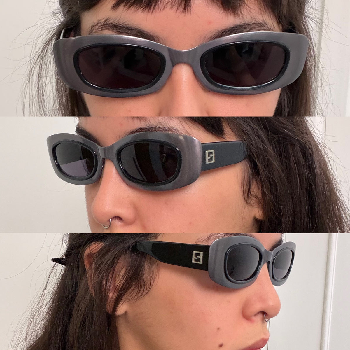 Fendi 7135 Gray Sunglasses