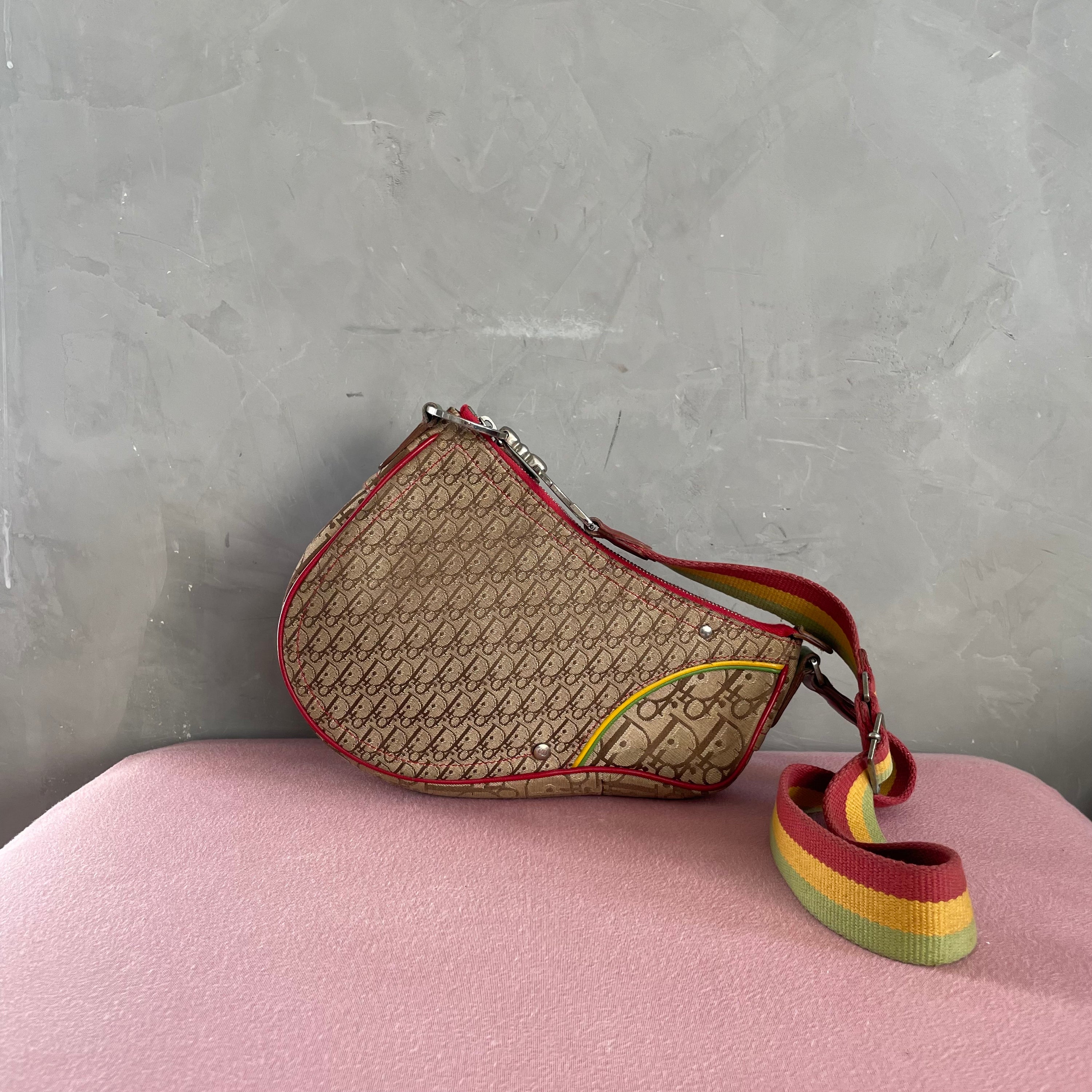 Dior Rasta Long Saddle Bag