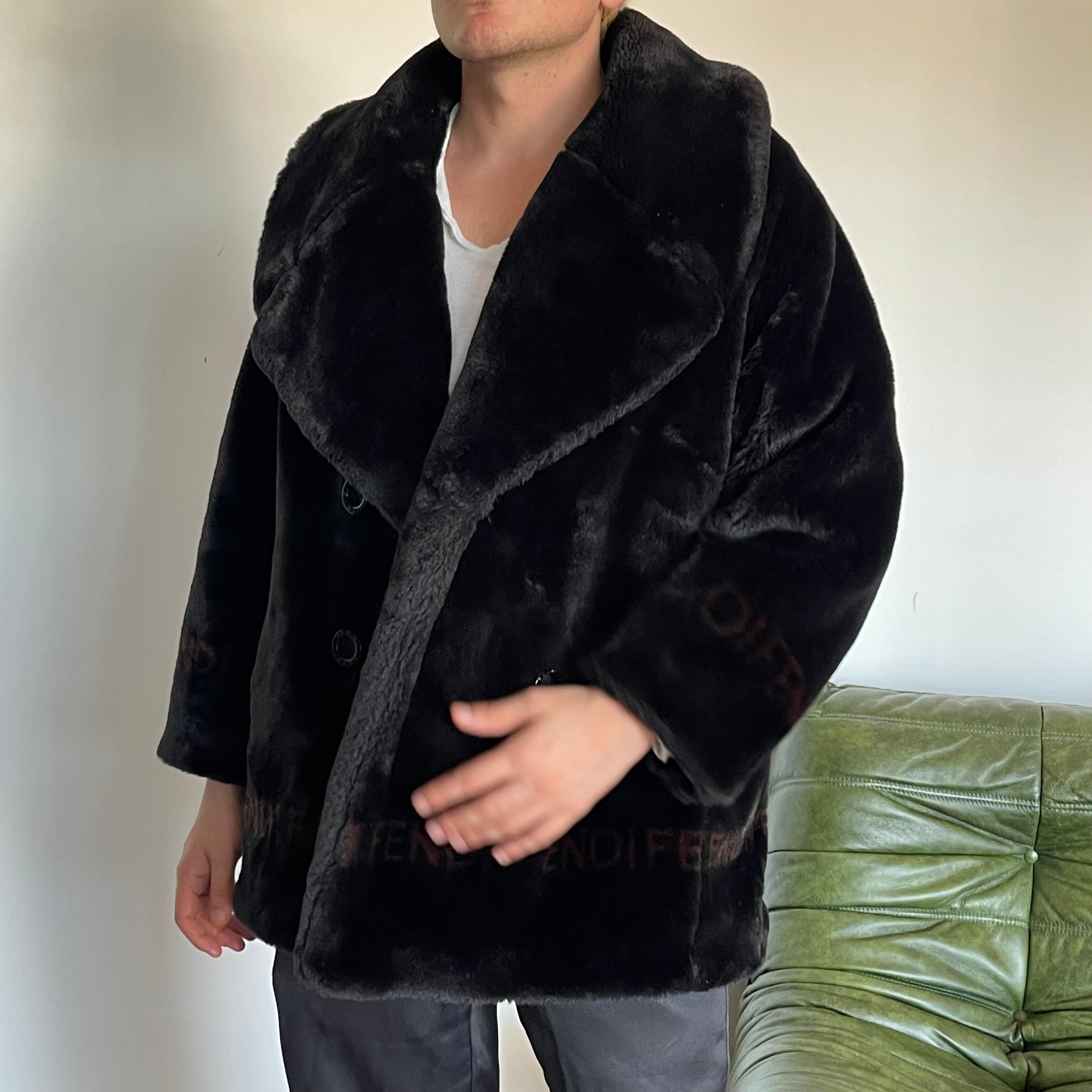 Fendi Faux Fur Coat