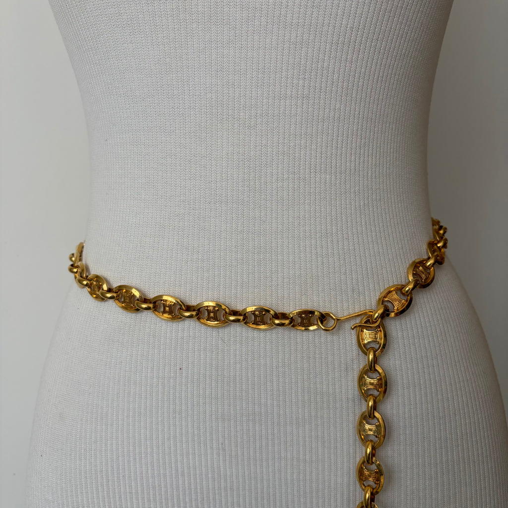 Celine 90s Chain Arch de Triomphe Belt