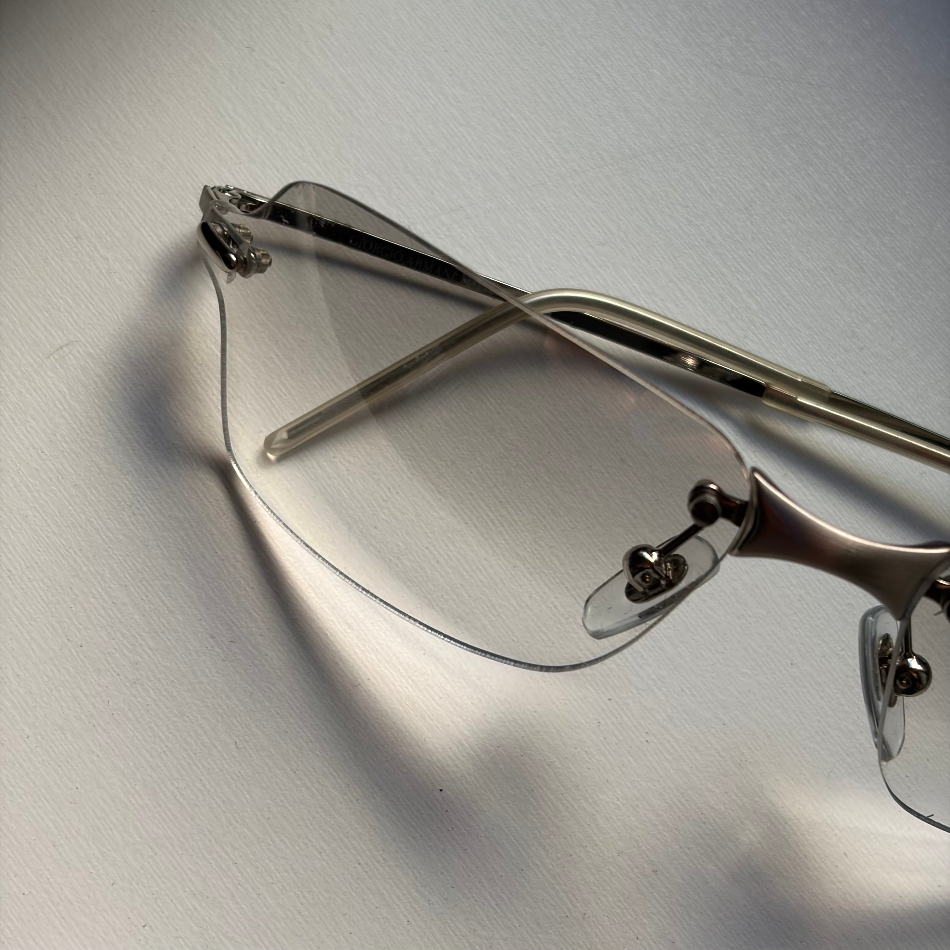 Giorgio Armani 2000s Clear Sunglassss