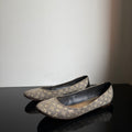Louis Vuitton Canvas Mini Lin Monogram Flats