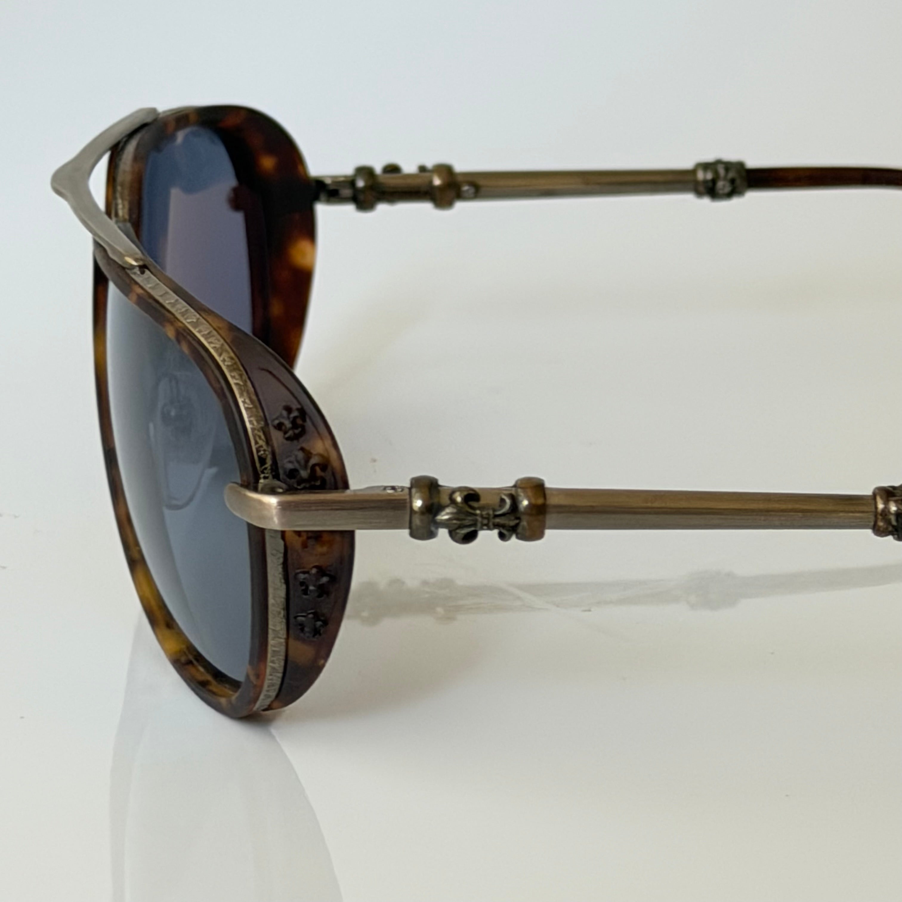 Chrome Hearts Jackwacker II Tortoise Sunglasses