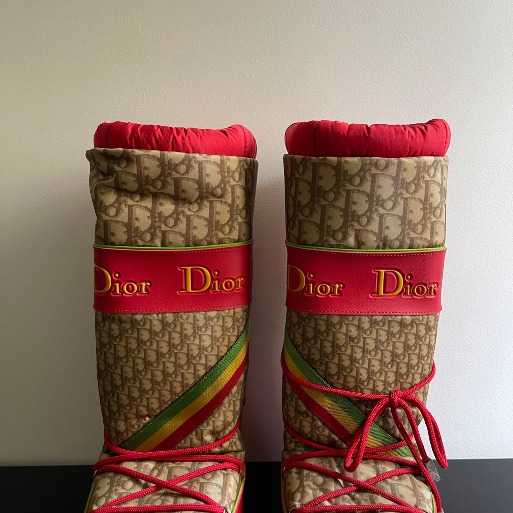 Christian Dior Rasta Diorissimo Moon Boots