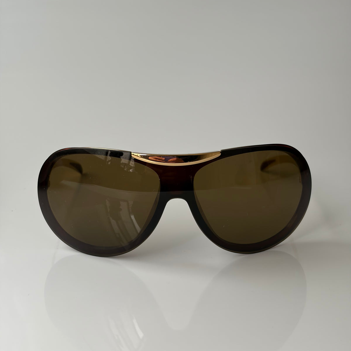 Chanel Gold Mask Sunglasses