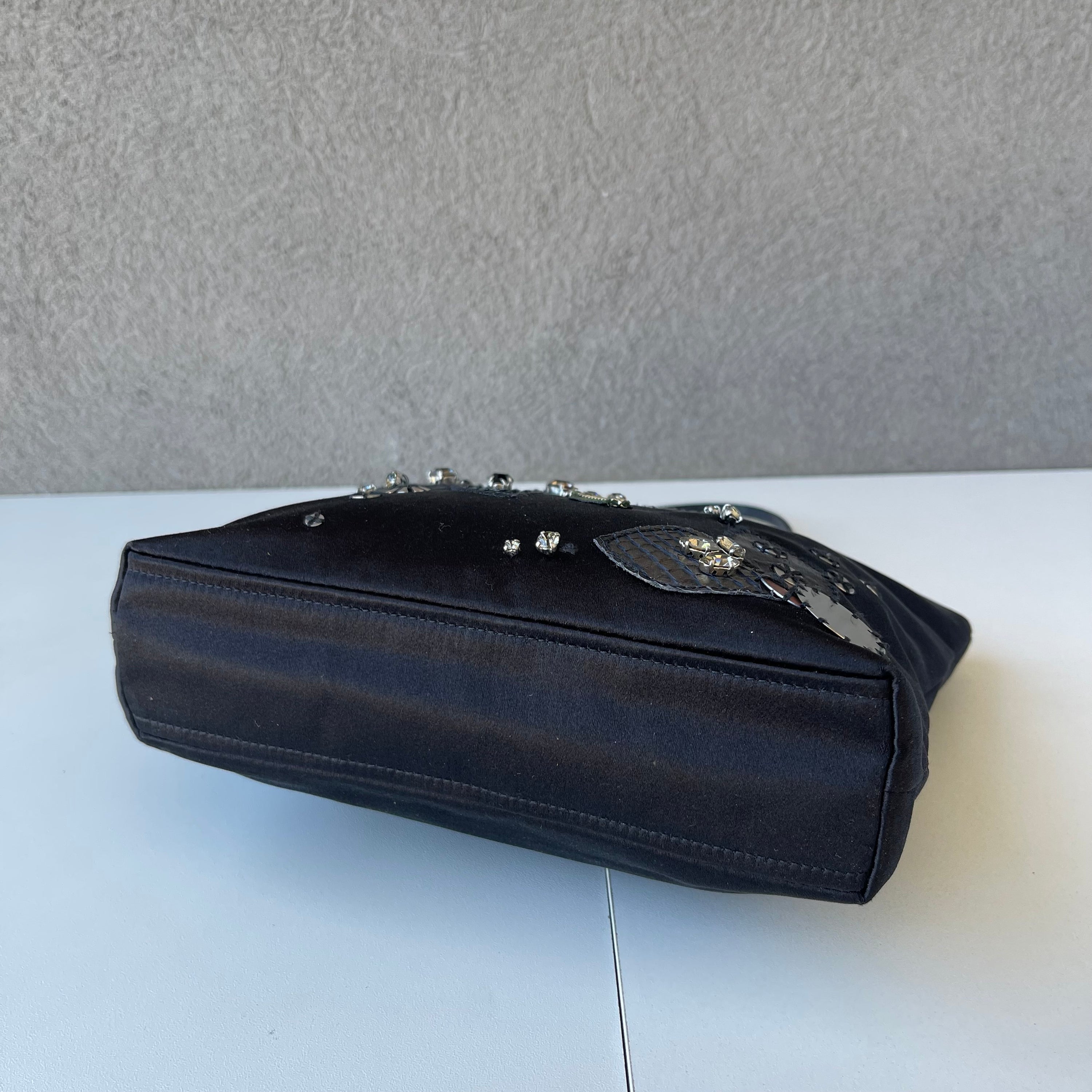 Prada Mini Satin Tote Bag