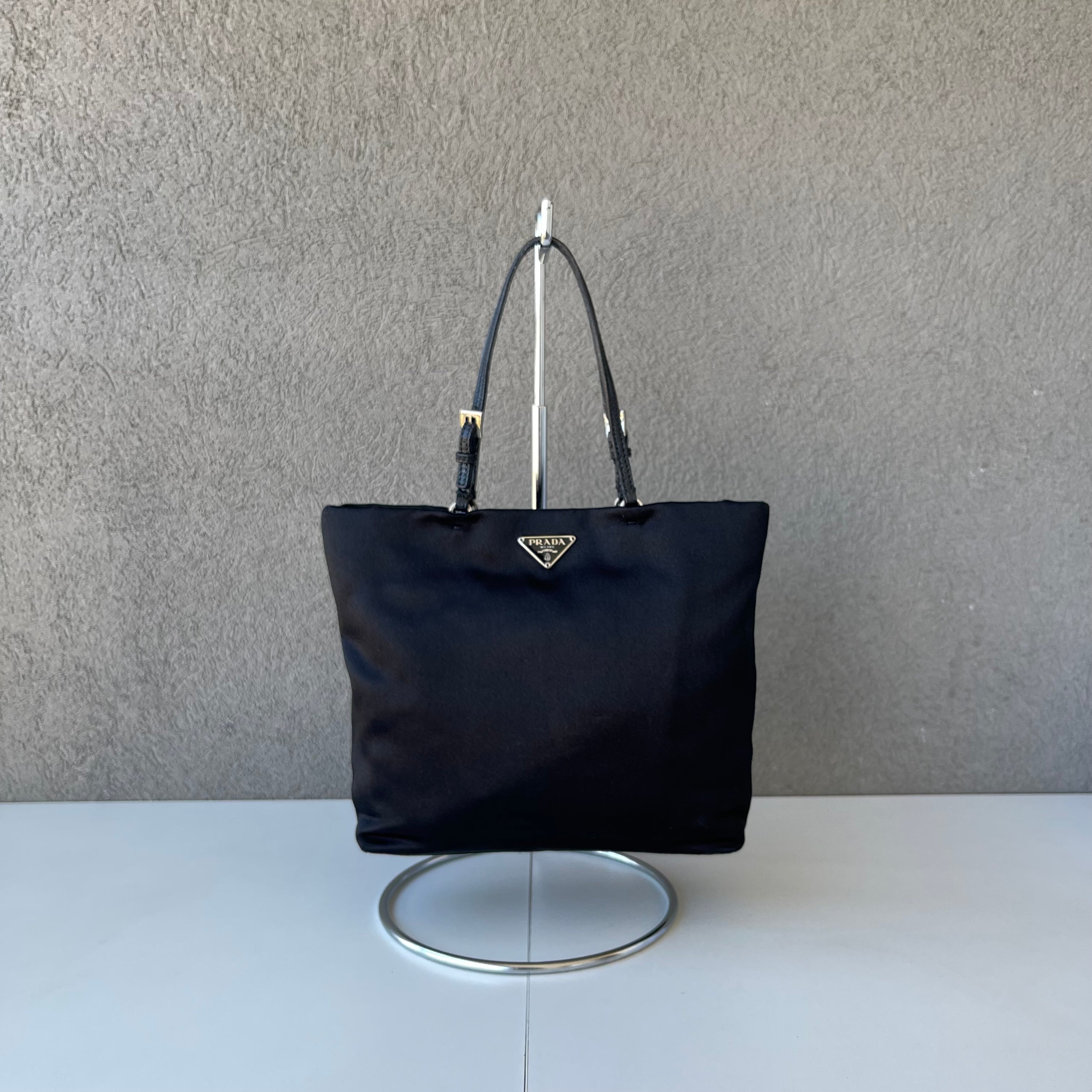 Prada Mini Satin Tote Bag