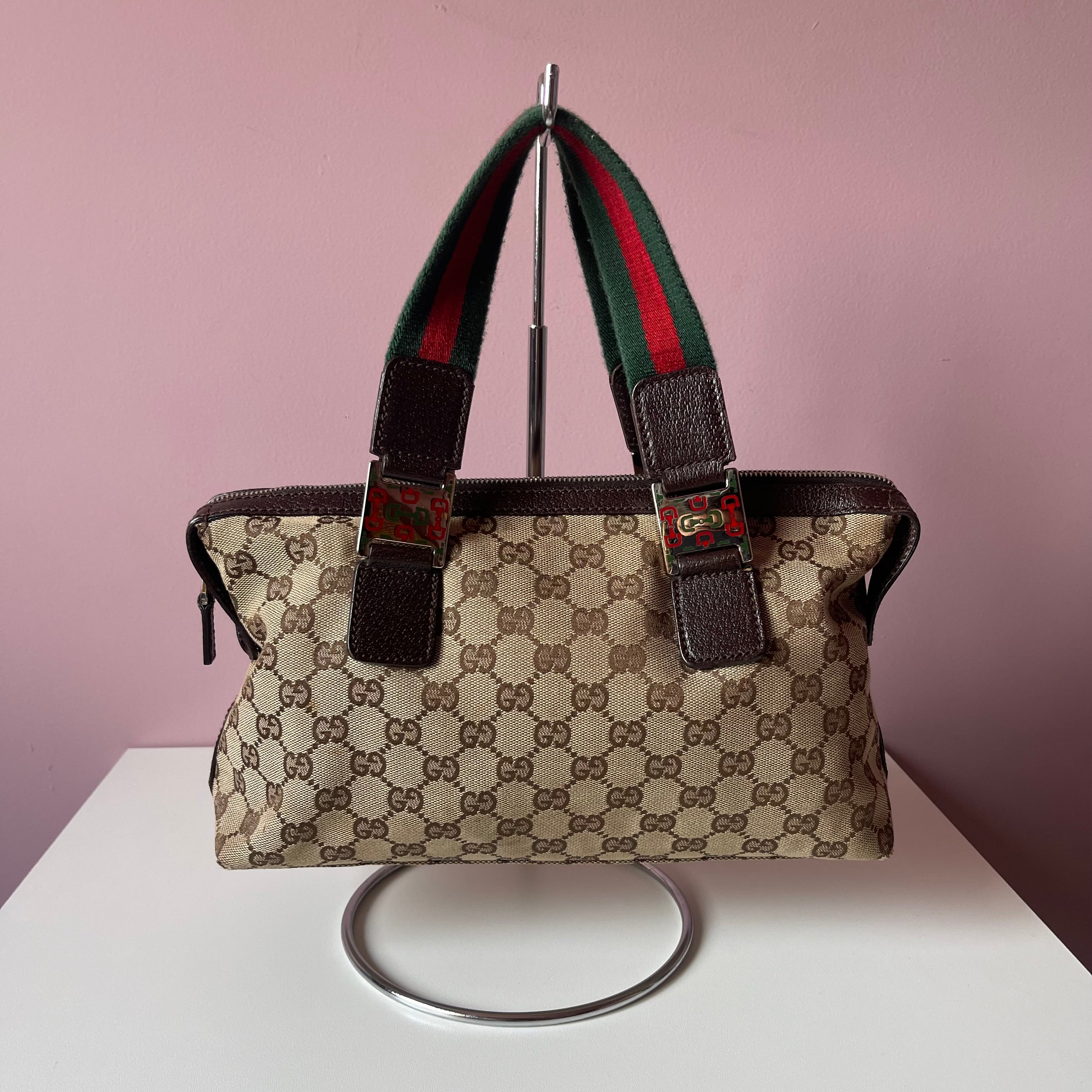 Gucci Sherry Canvas Tote Bag