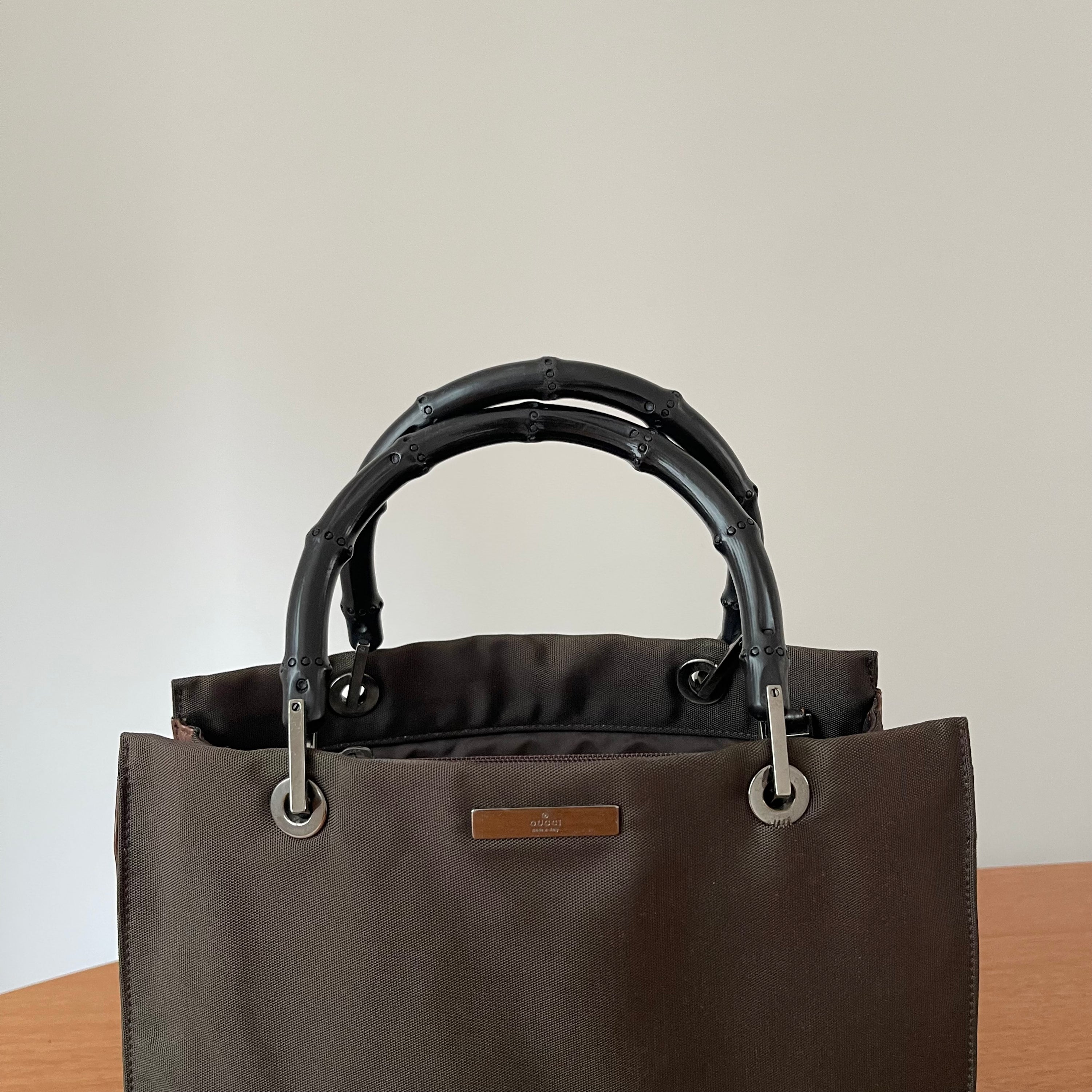 Gucci by Tom Ford Bamboo Top Handle Bag