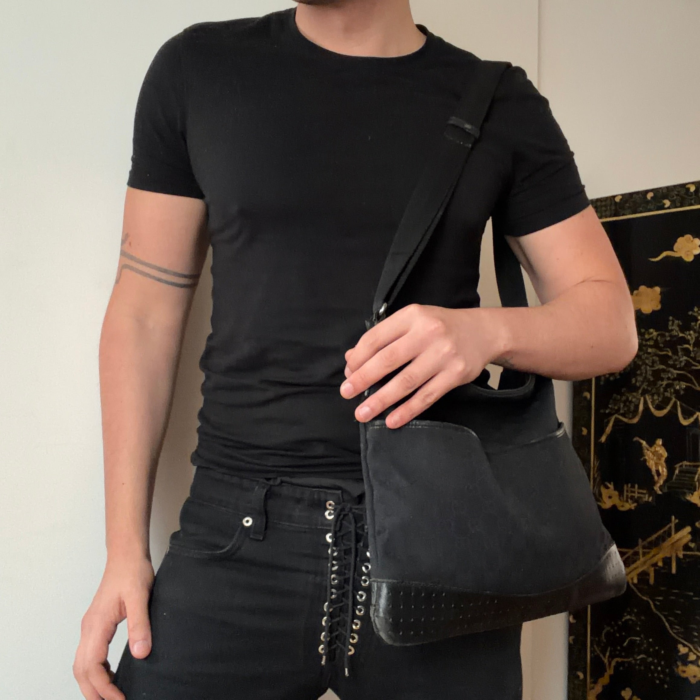 Gucci Monogram Messenger Bag