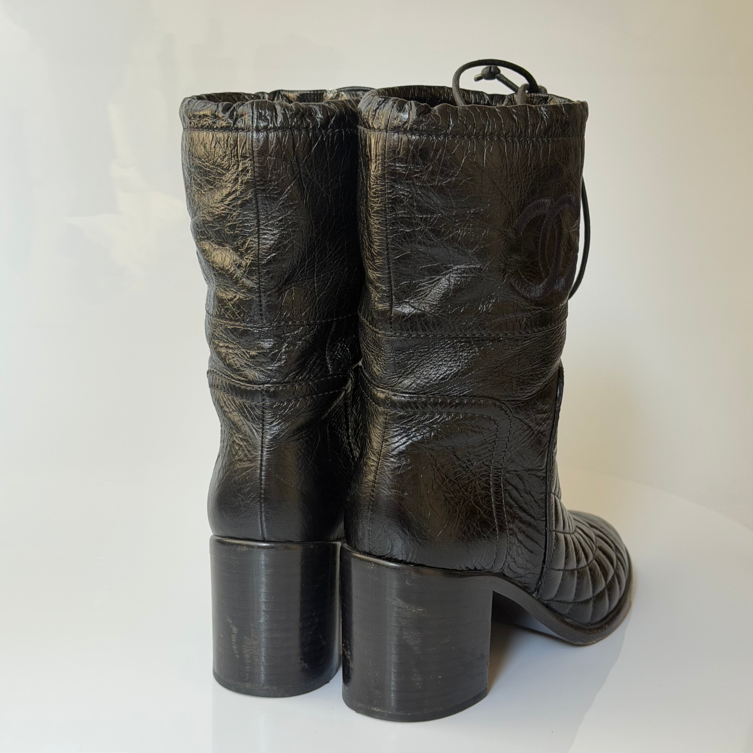 Chanel Biker Boots