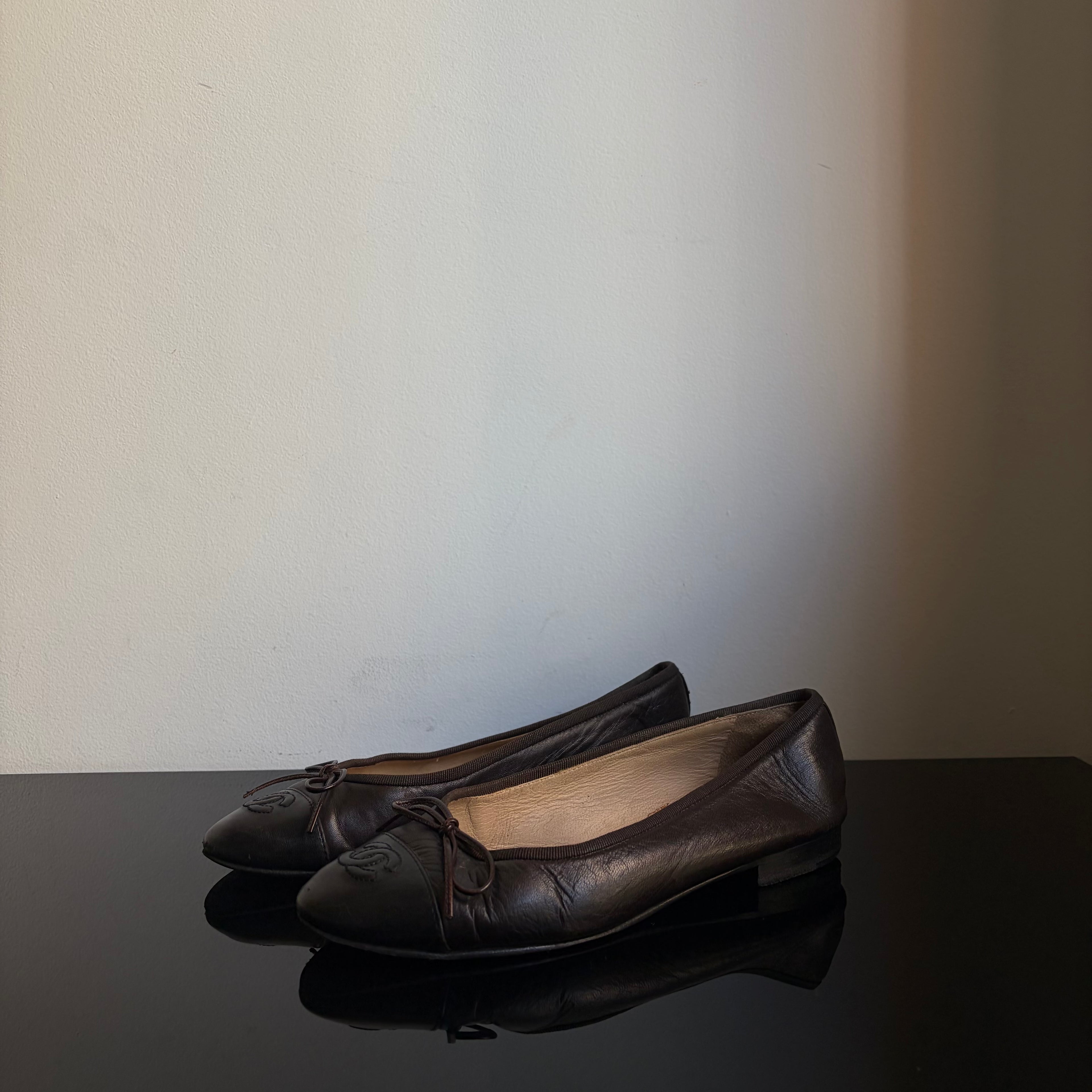 Chanel Ballet Flats in Leather