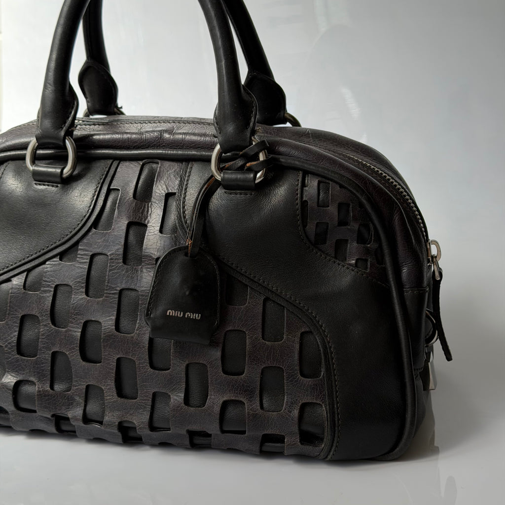 Miu Miu F/W 2008 Laser Cut Bowling Bag