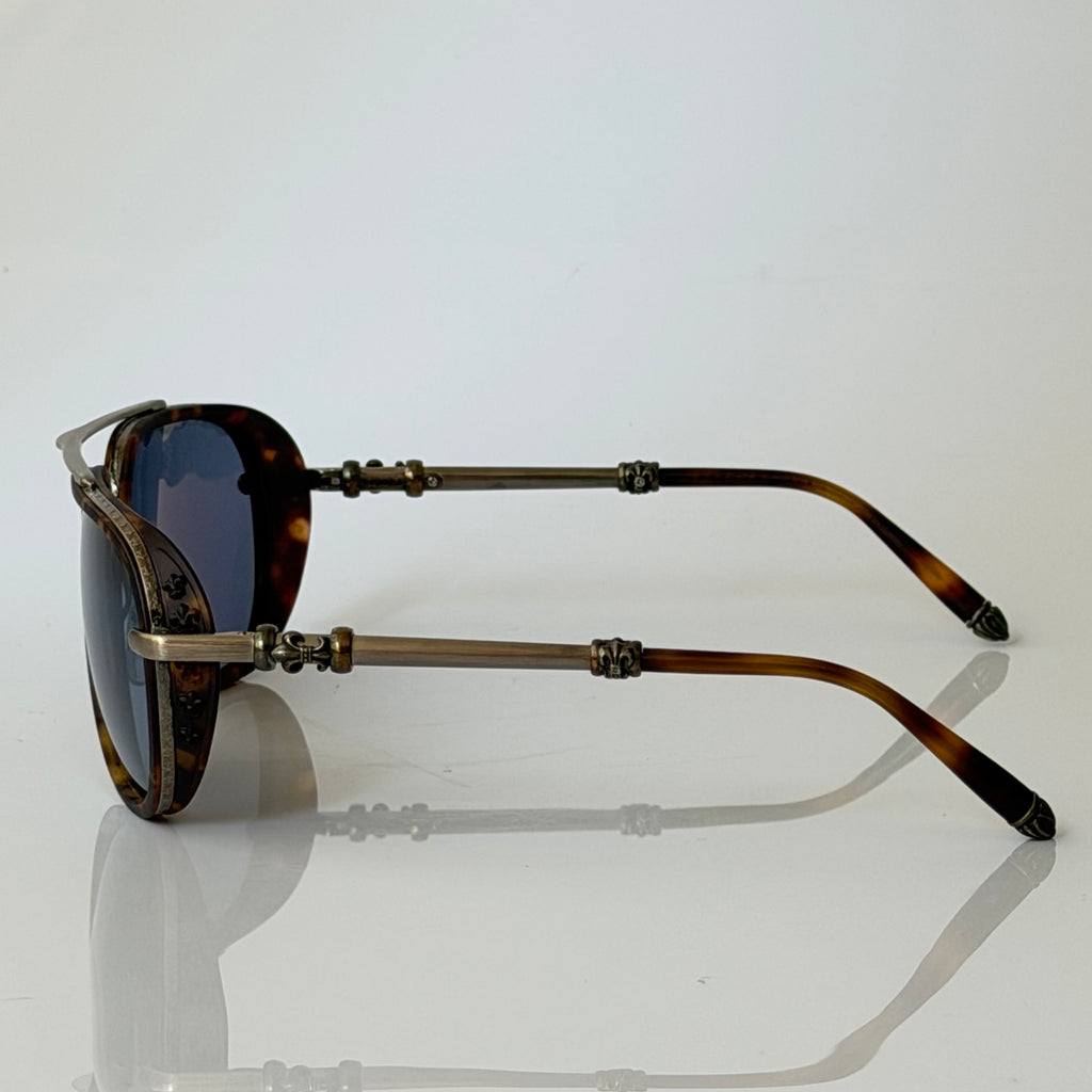 Chrome Hearts Jackwacker II Tortoise Sunglasses