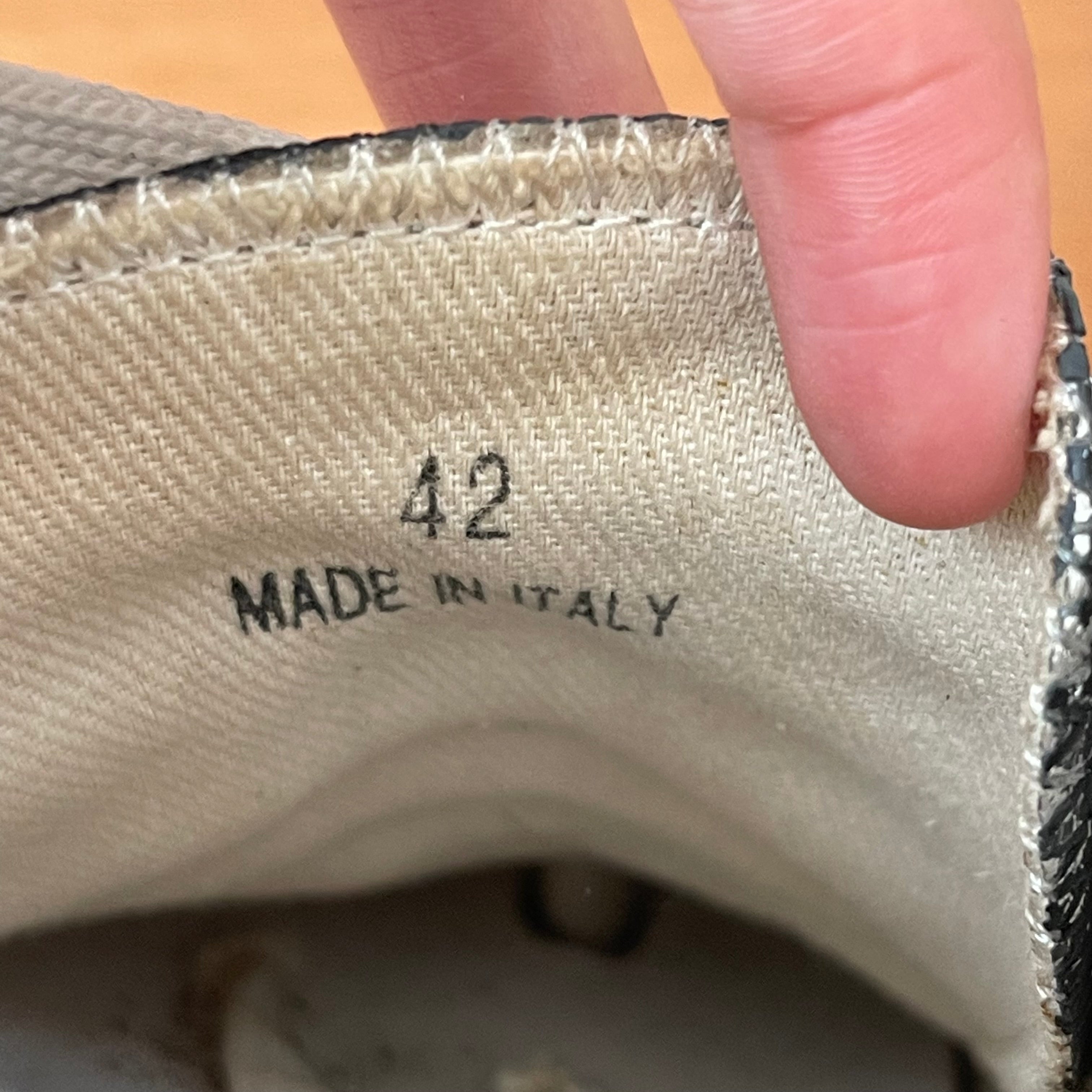 Maison Margiela Painted Leather Tabi Sneakers