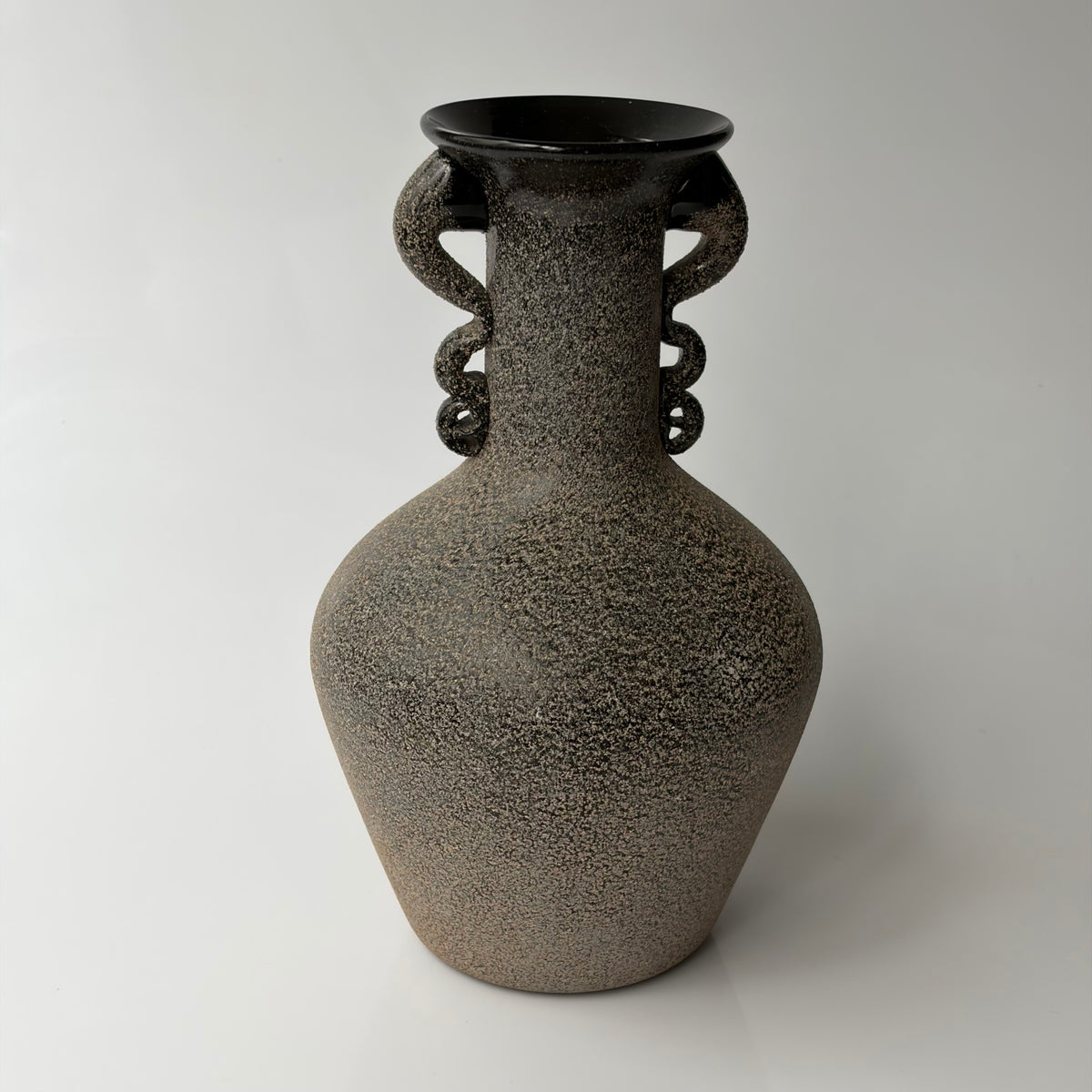 Art Deco Scavo Glass Vase
