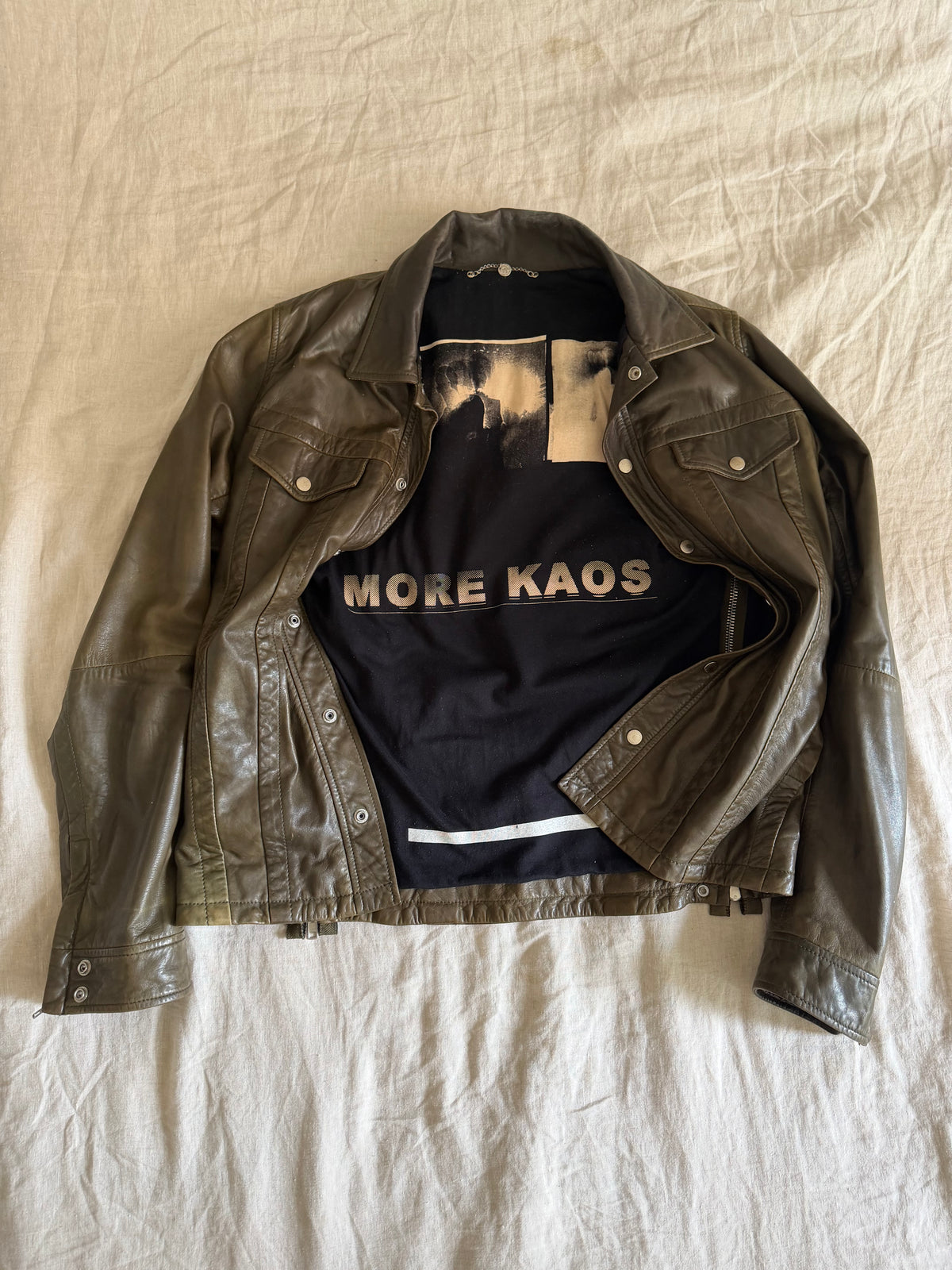 Diesel KAOS Leather Jacket